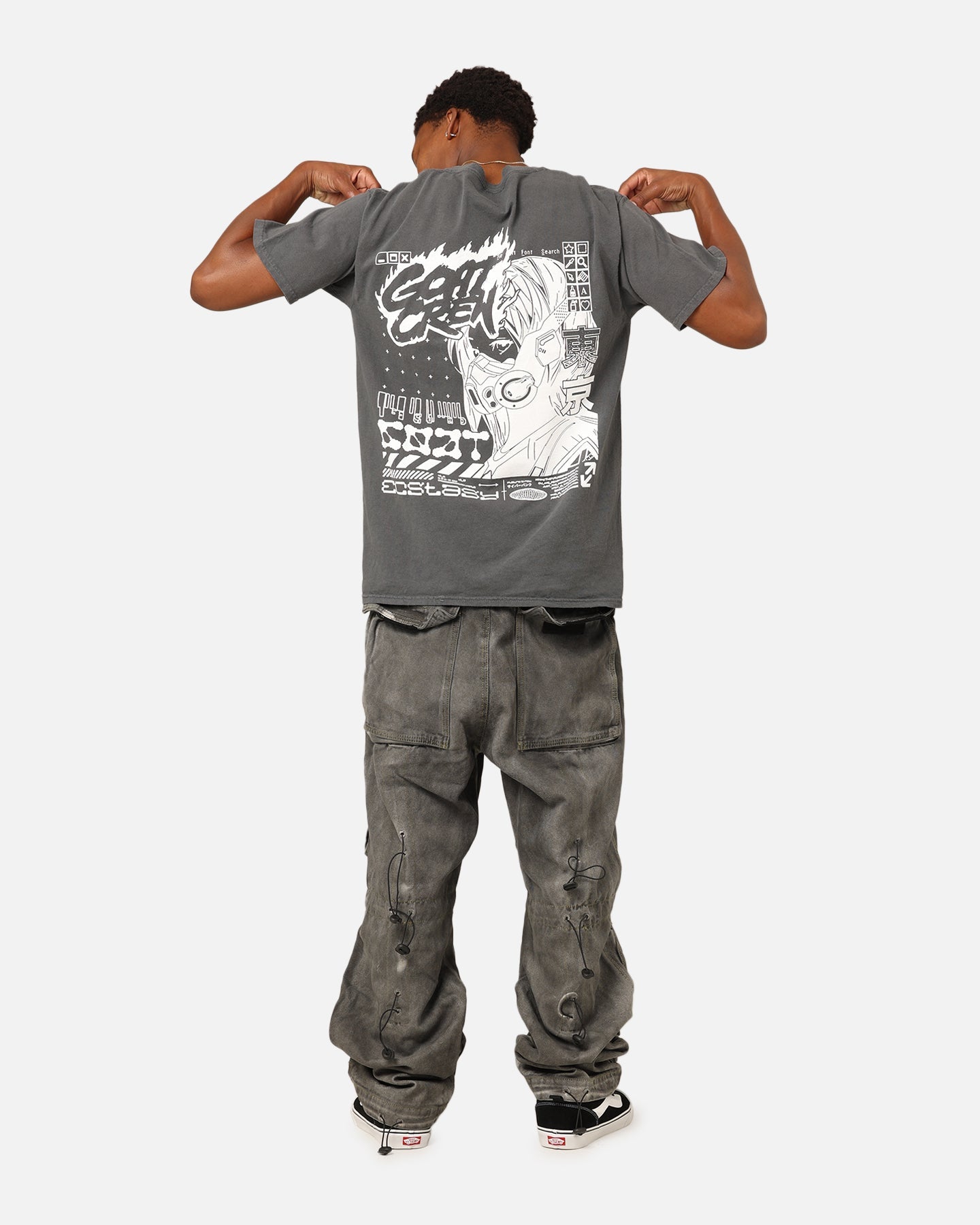 Goat Crew Lucyna T-Shirt Off Black