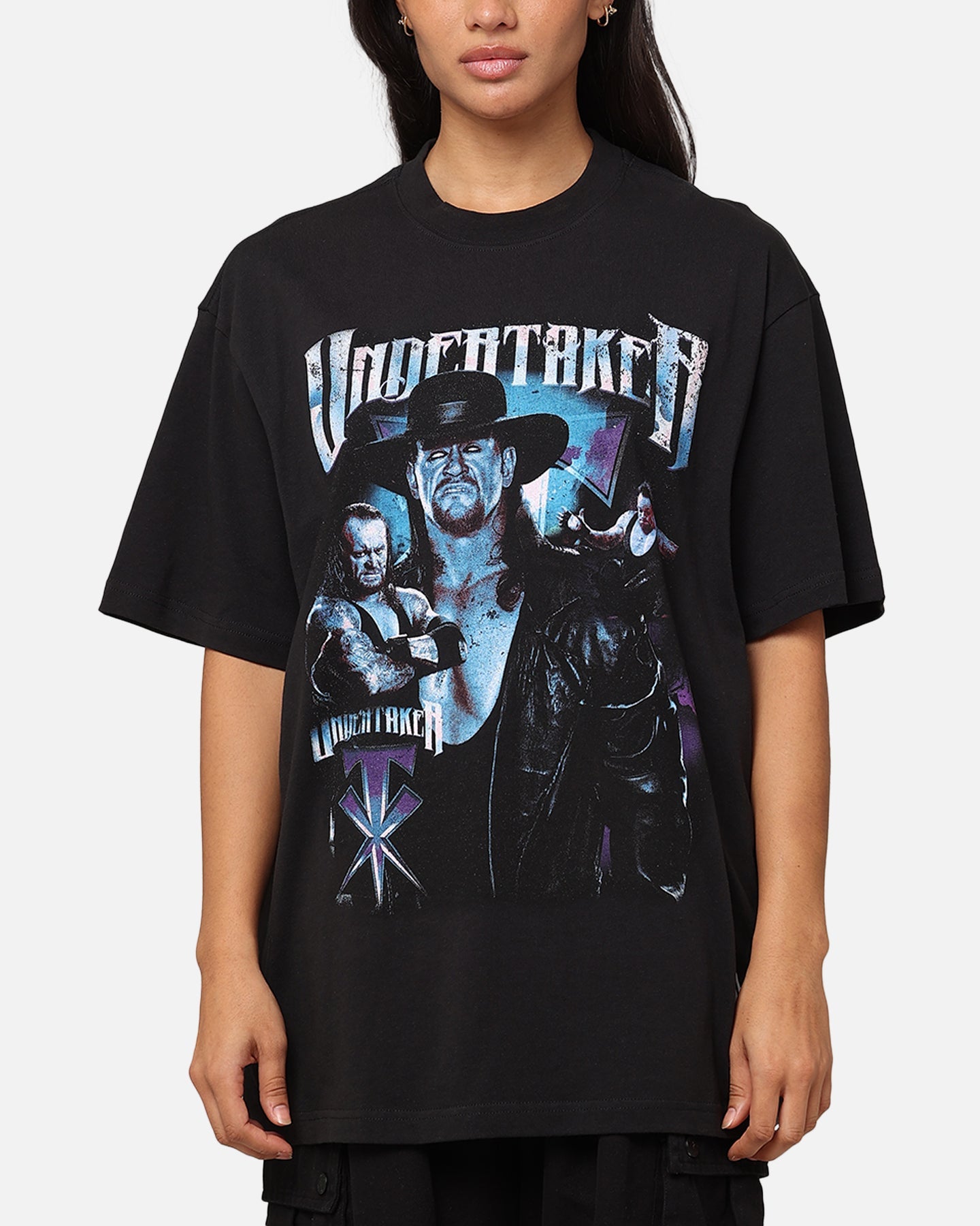 Mitchell & Ness X WWE The Undertaker T-Shirt Overdyed Black Style002