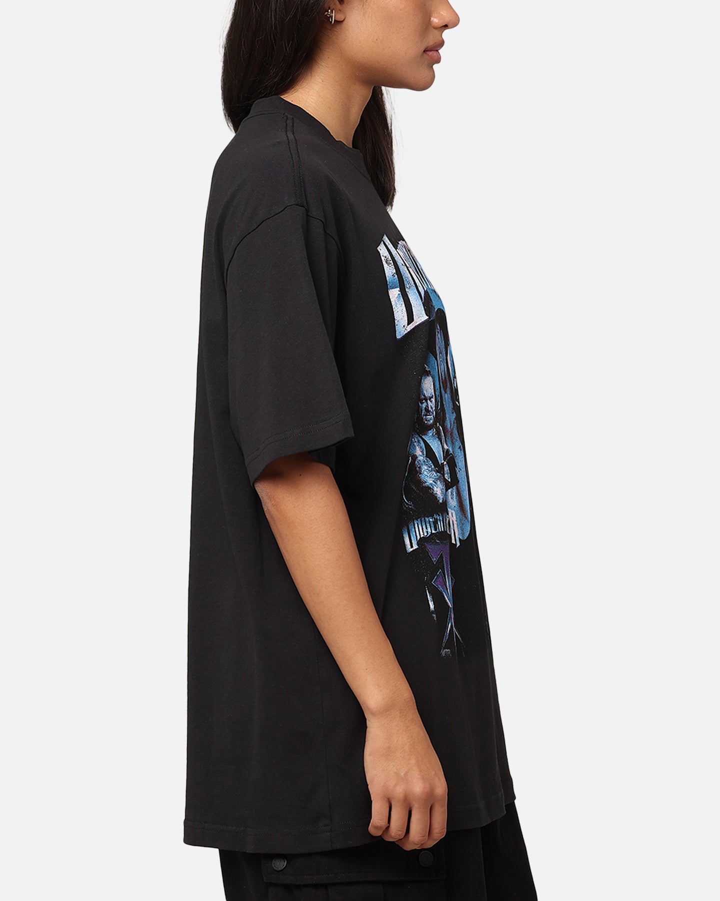 Mitchell & Ness X WWE The Undertaker T-Shirt Overdyed Black Style002