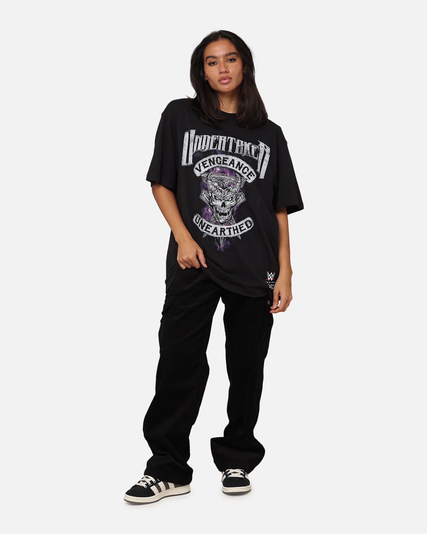Mitchell & Ness X WWE The Undertaker T-Shirt Overdyed Black Style003