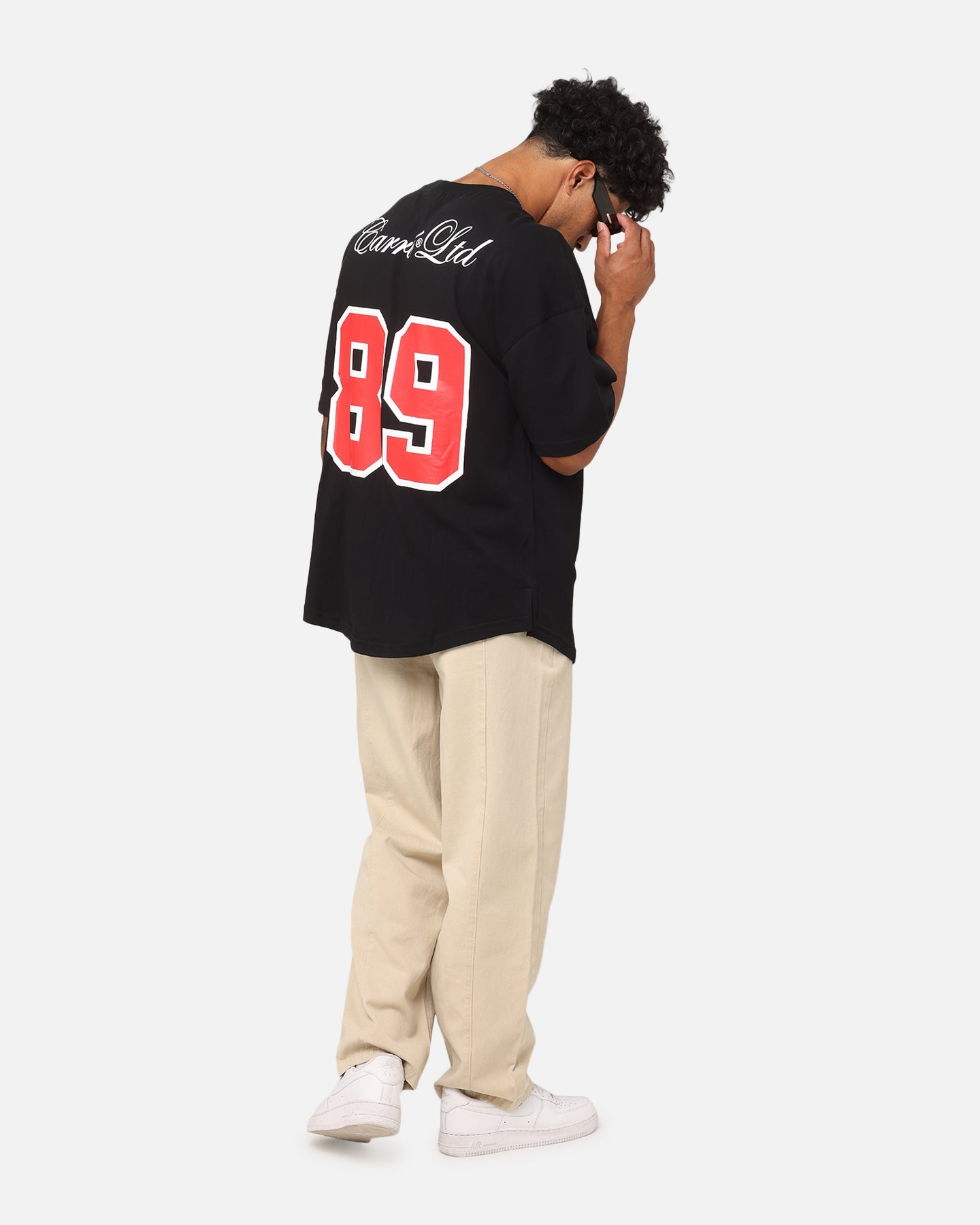 Carre Hitta Grid Iron T-Shirt Black/Red