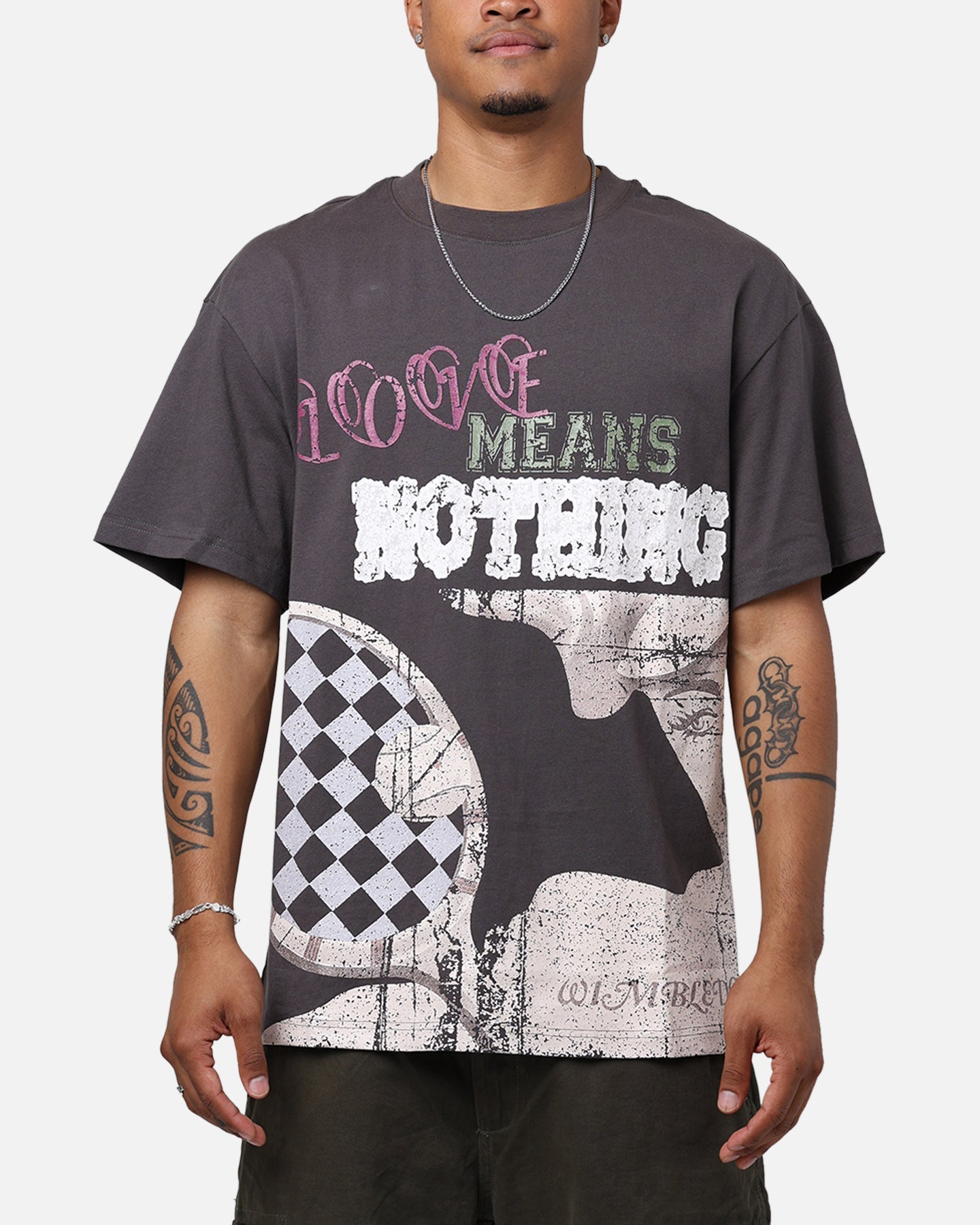 Lifted Anchors Wimbledon T-Shirt Black