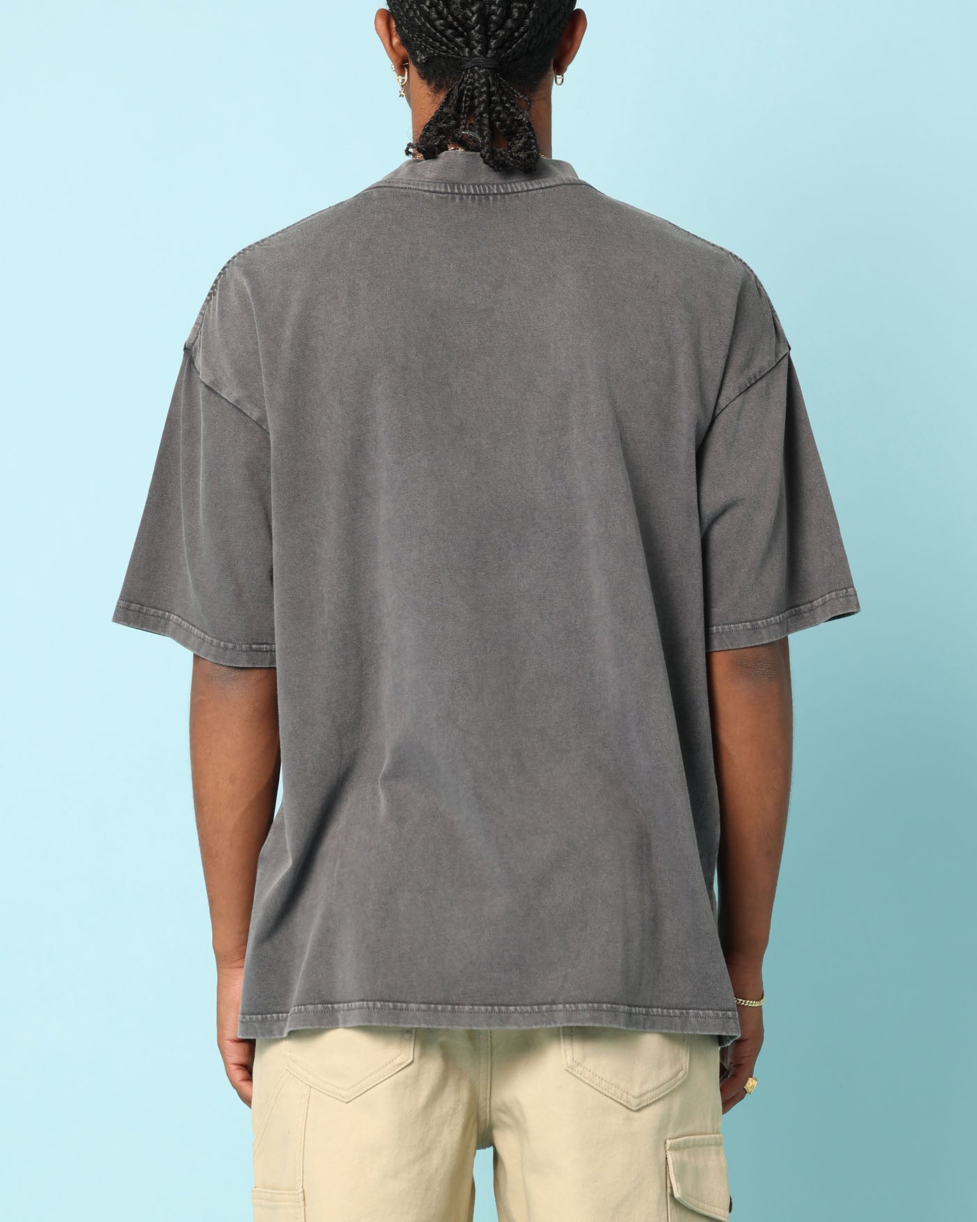 Carr√© Gorgeous Oversized T-Shirt Washed Charcoal