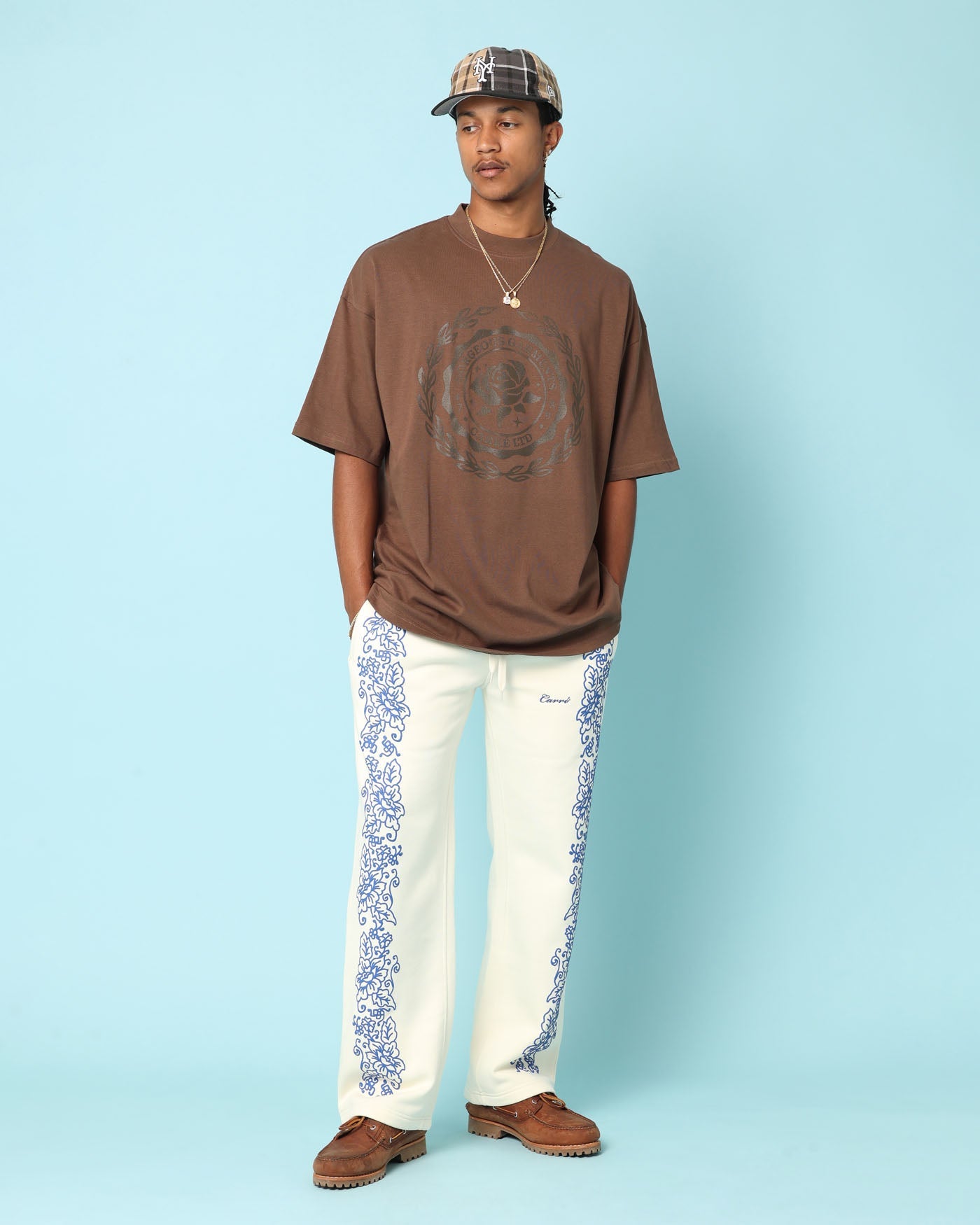 Carr√© Gorgeous Oversized T-Shirt Brown