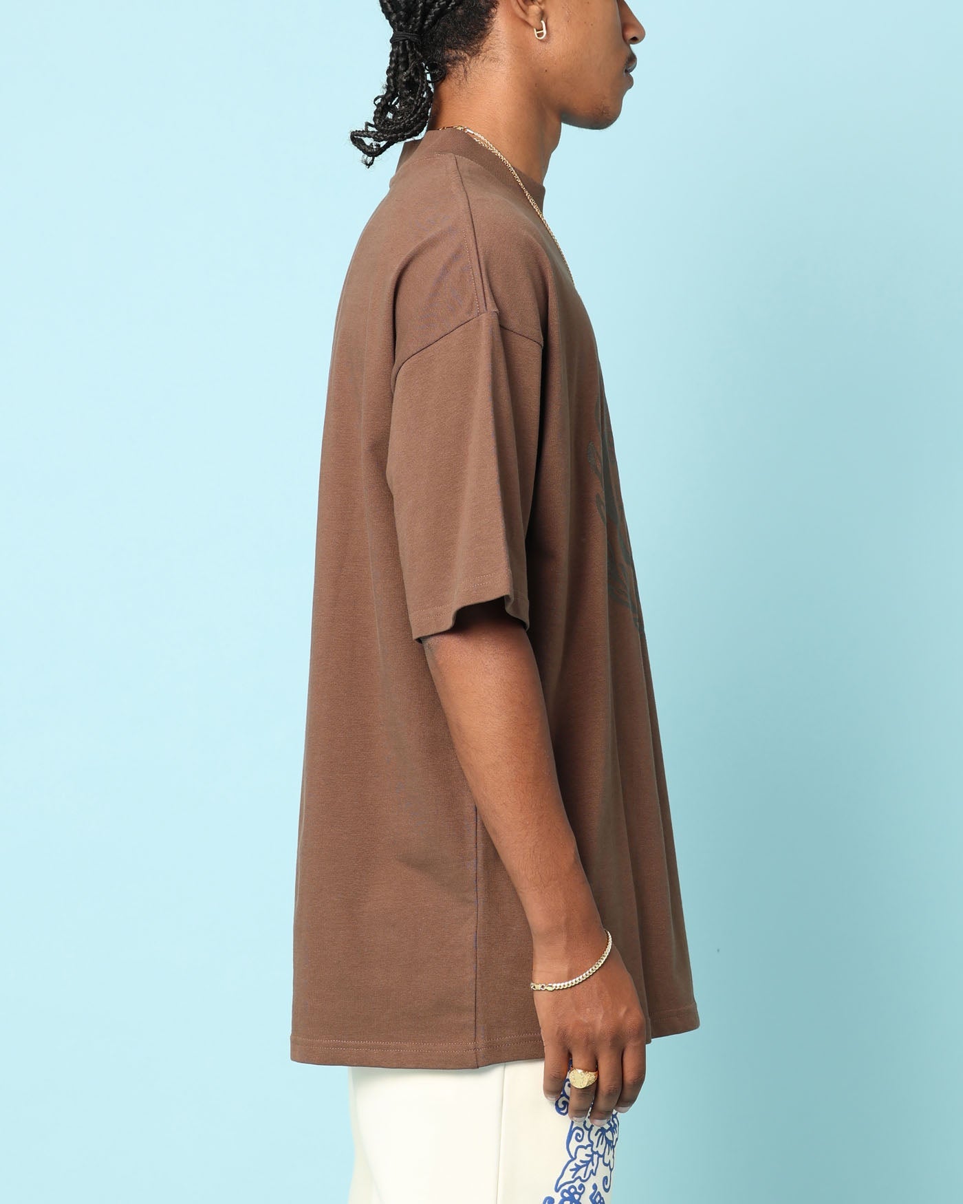 Carr√© Gorgeous Oversized T-Shirt Brown