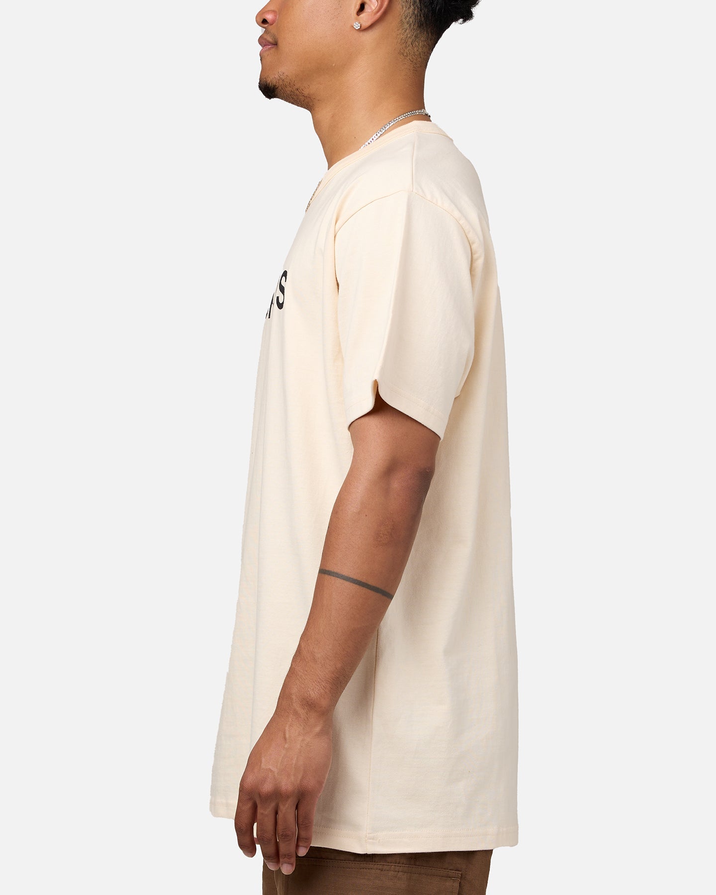 Daniel Patrick Surplus Logo T-Shirt Cream/Black