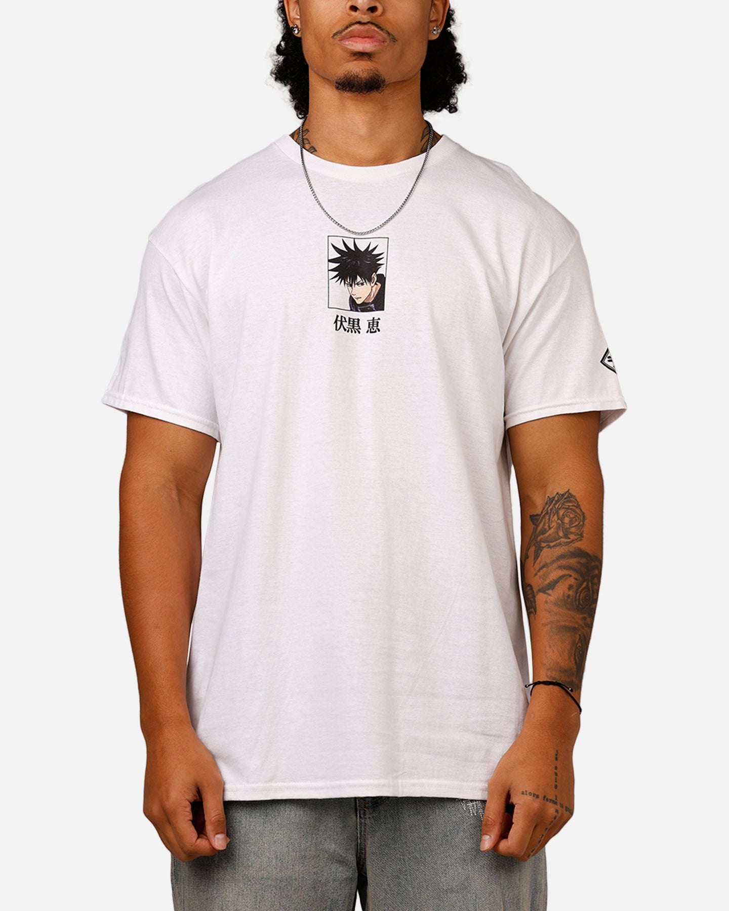 Goat Crew X Jujutsu Kaisen Fushiguro T-Shirt White