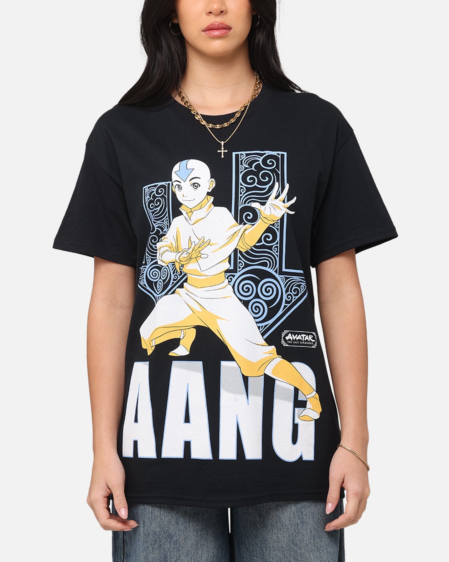 Goat Crew X Avatar: The Last Airbender Aang Arrows T-Shirt Black Style001