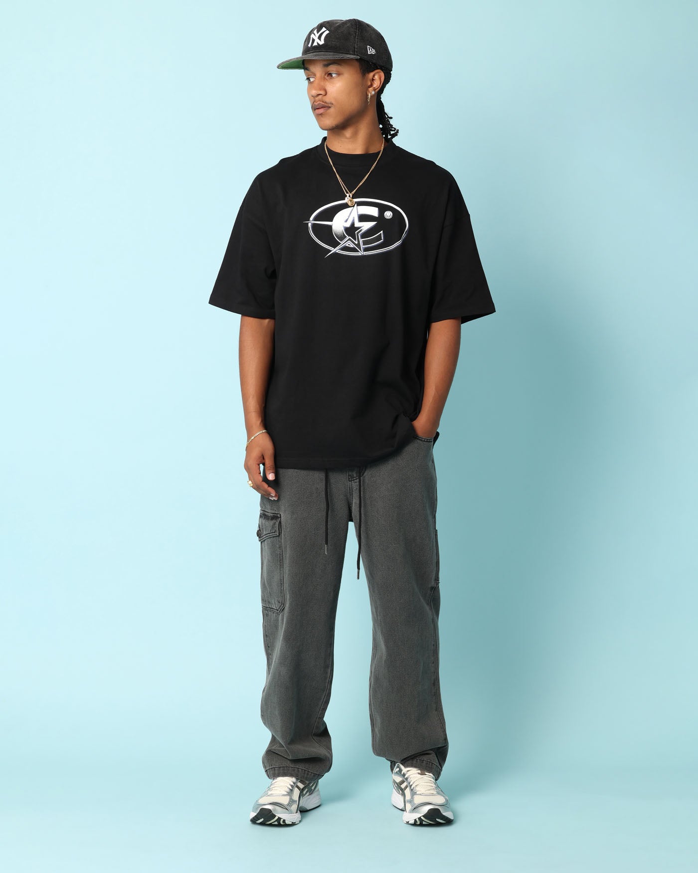 Carr√© Chromestar Oversized T-Shirt Black