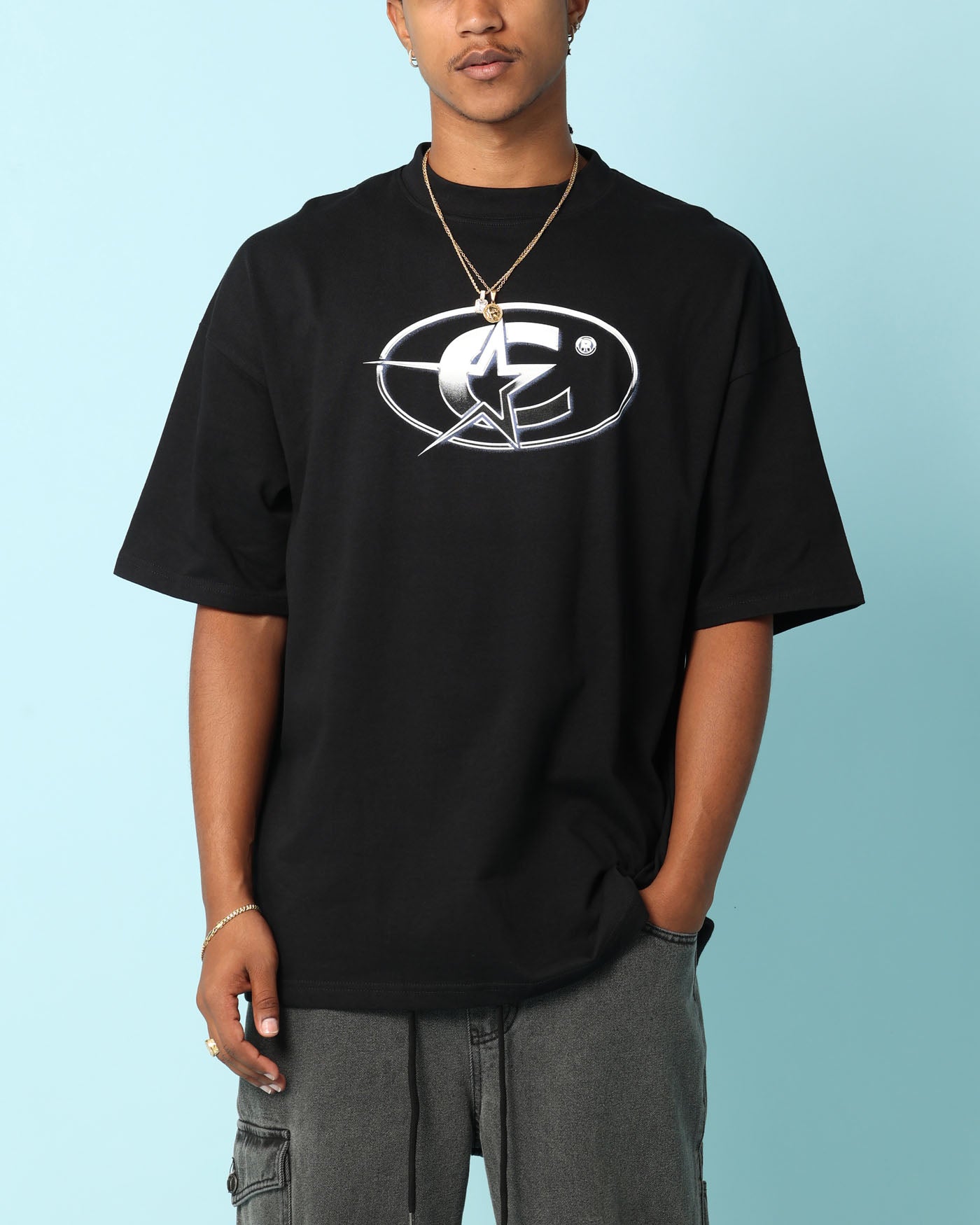 Carr√© Chromestar Oversized T-Shirt Black