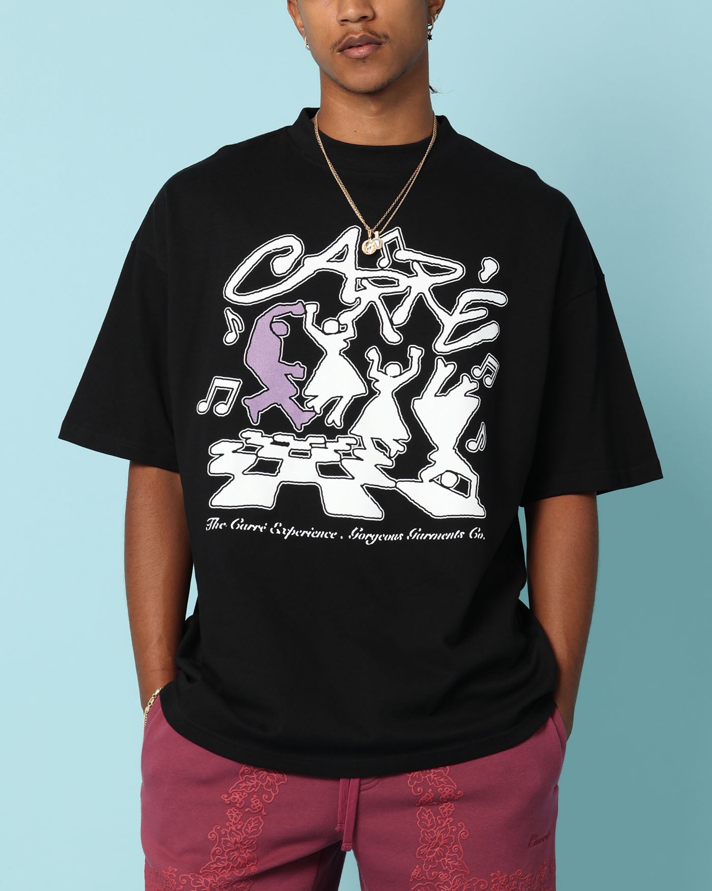 Carr√© Dinner Party Oversized T-Shirt Black