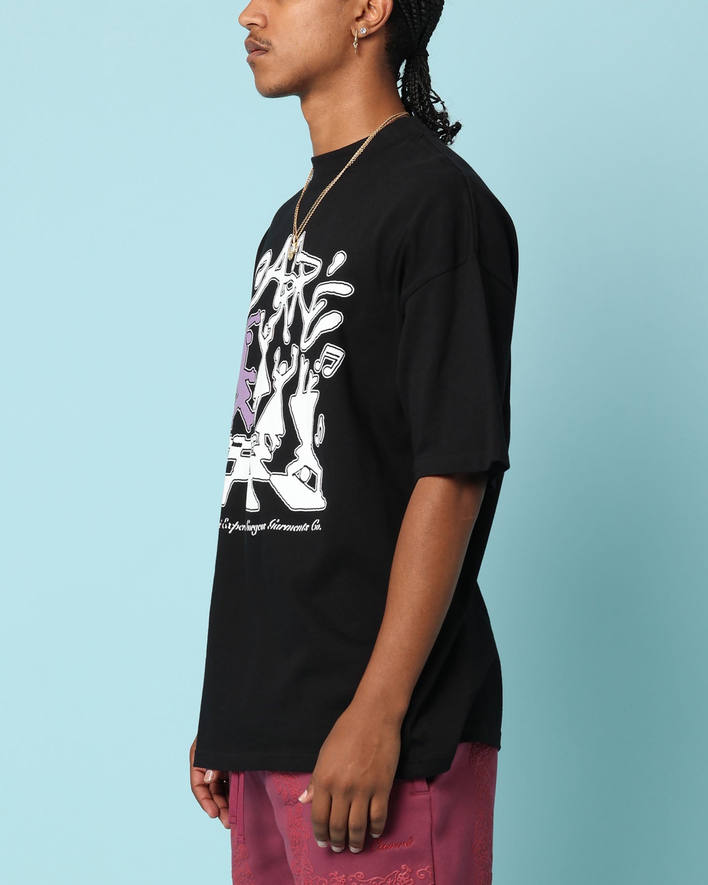 Carr√© Dinner Party Oversized T-Shirt Black