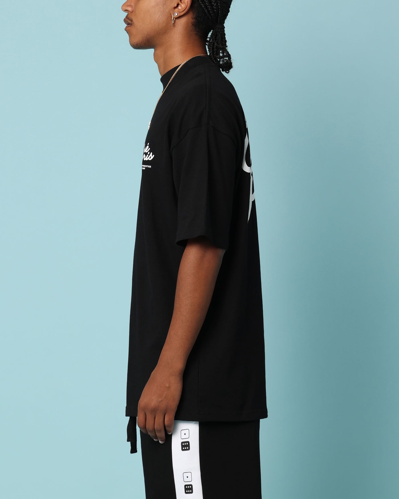 Carr√© Gorgeous Script Oversized T-Shirt Black