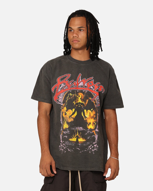 American Thrift X Lord Of The Rings Balrog Heavyweight T-Shirt Black Wash