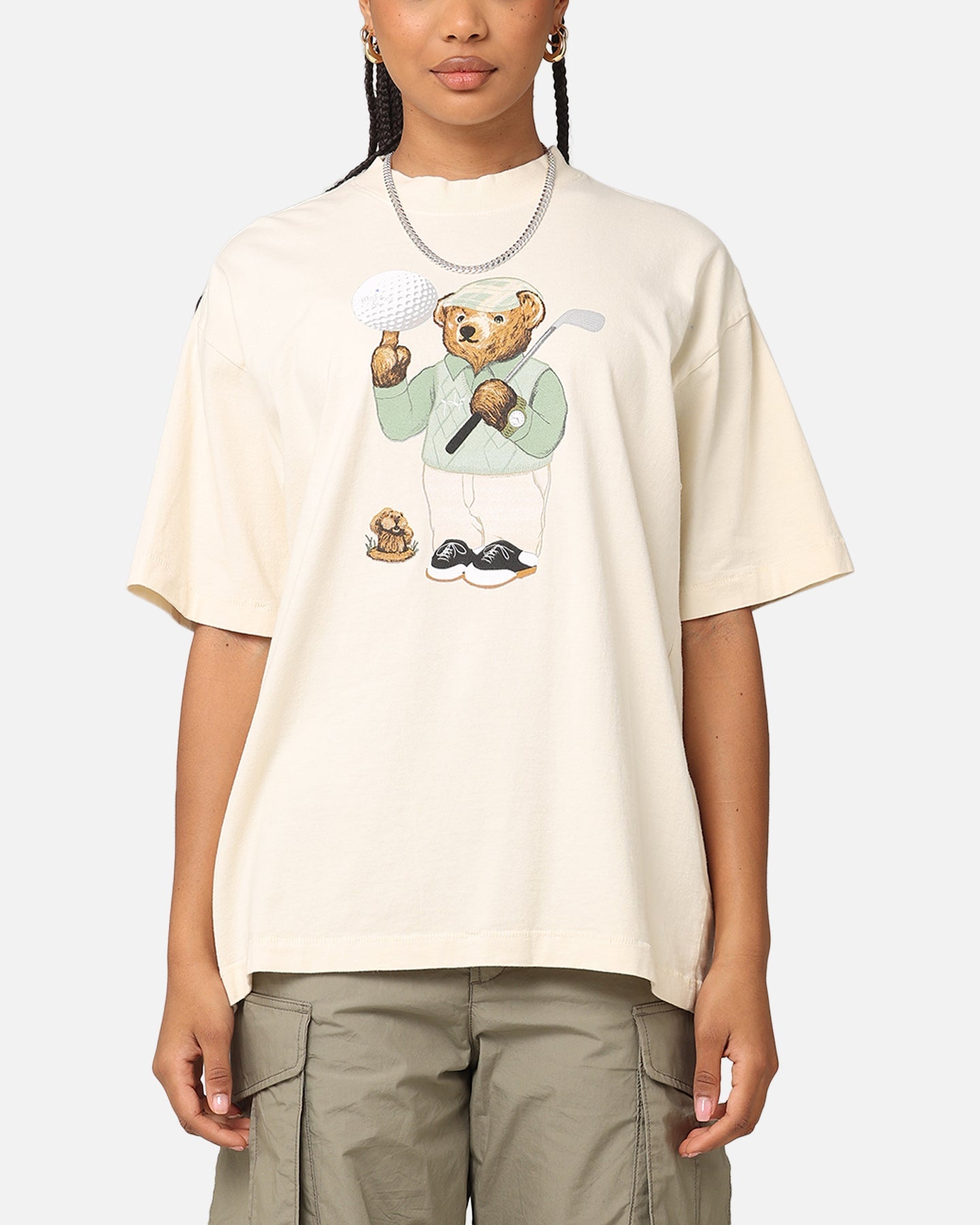 Market Par 5 Bear T-Shirt Ecru Style001