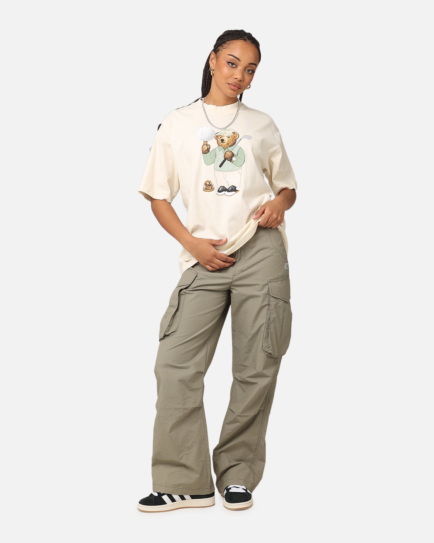 Market Par 5 Bear T-Shirt Ecru Style001