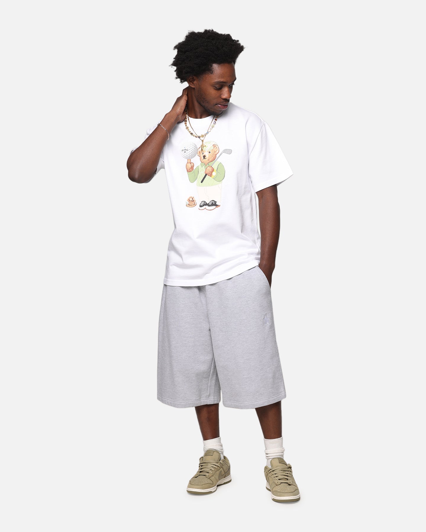 Market Par 5 Bear T-Shirt White
