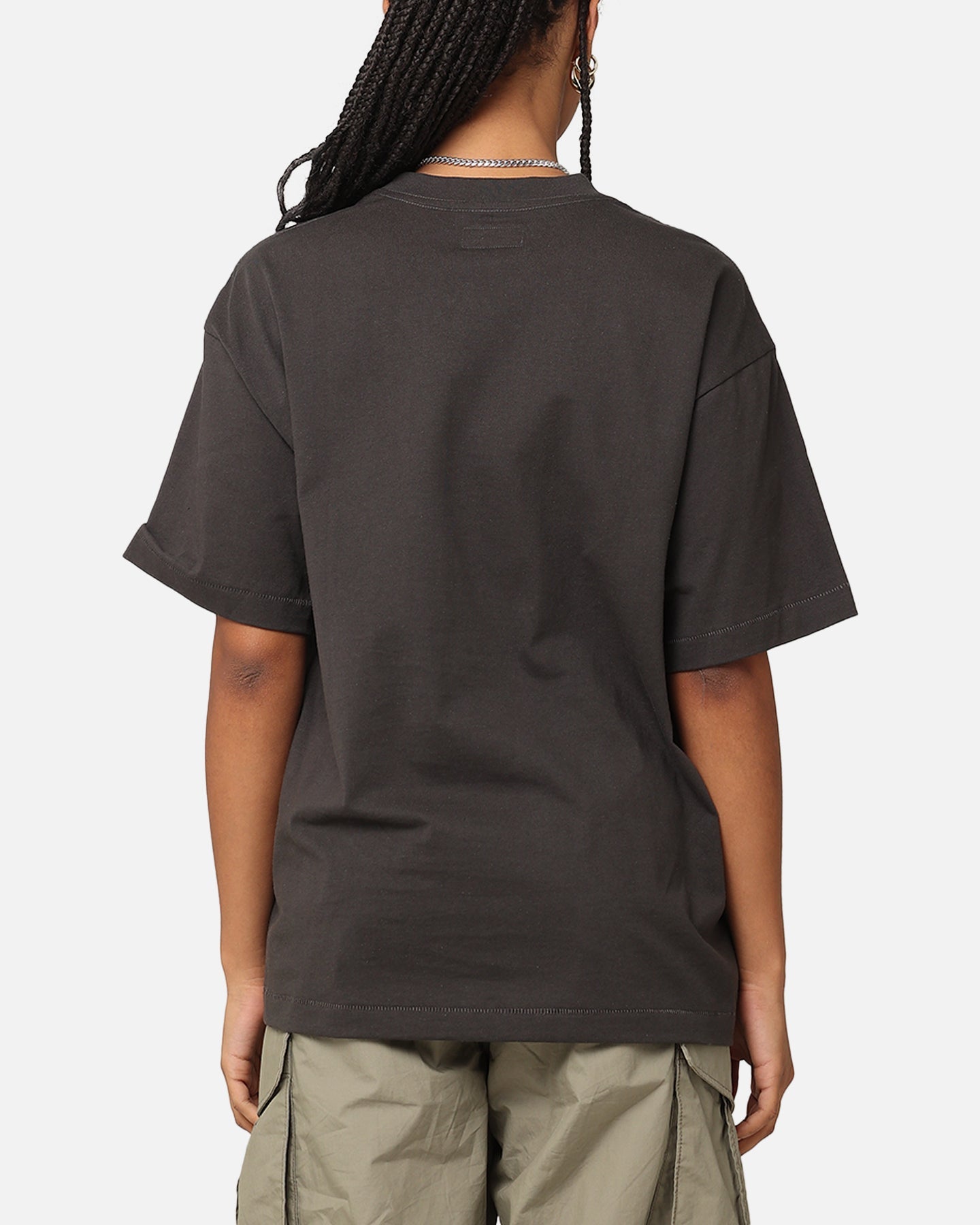 Market X Smiley Focus T-Shirt Washed Black Style001