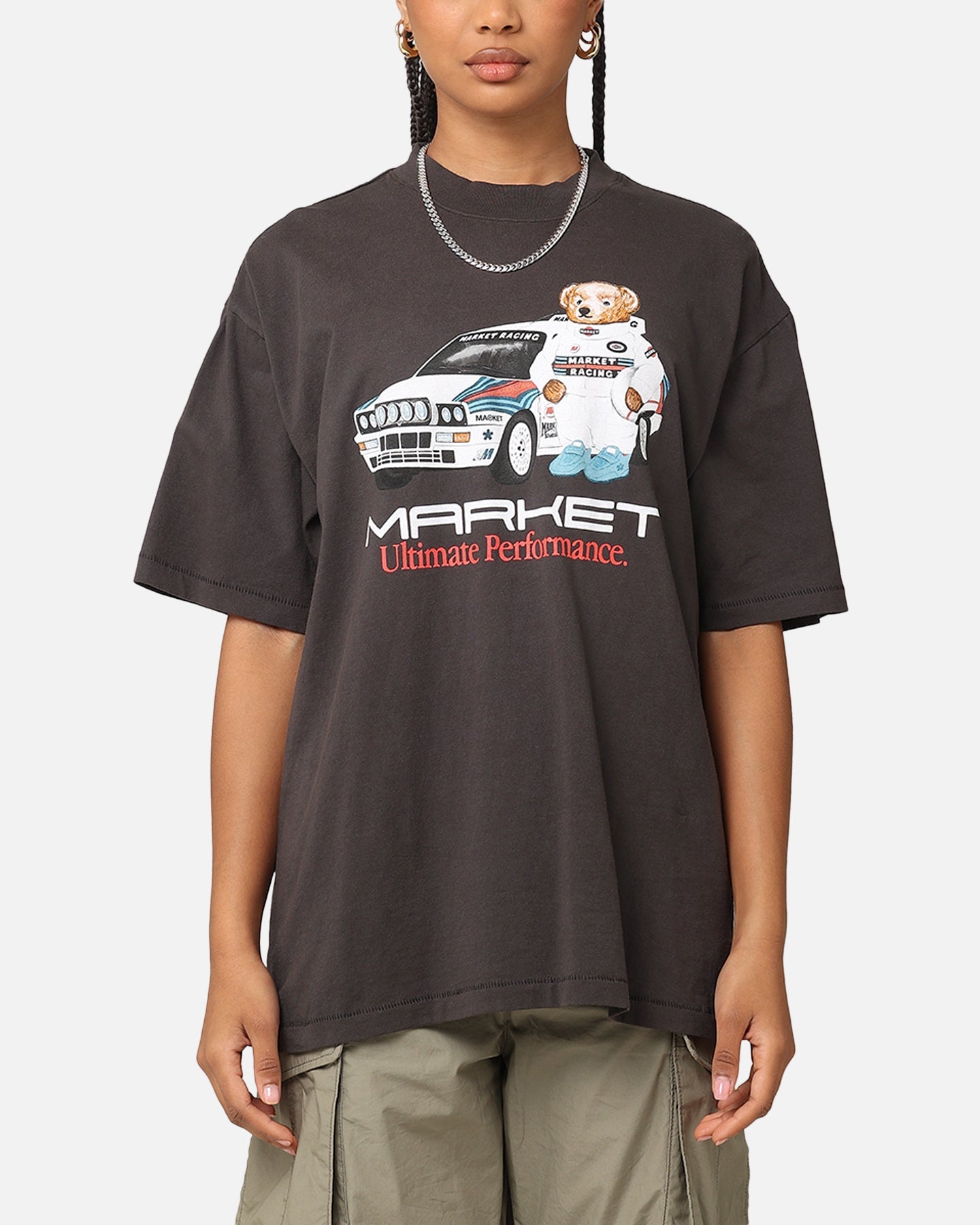 Market Ultimate Rally T-Shirt Washed Black Style001