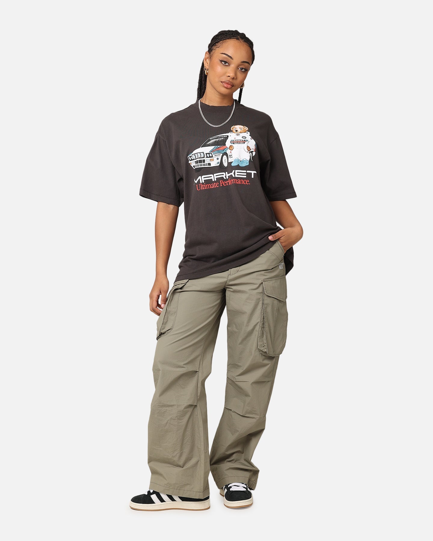 Market Ultimate Rally T-Shirt Washed Black Style001