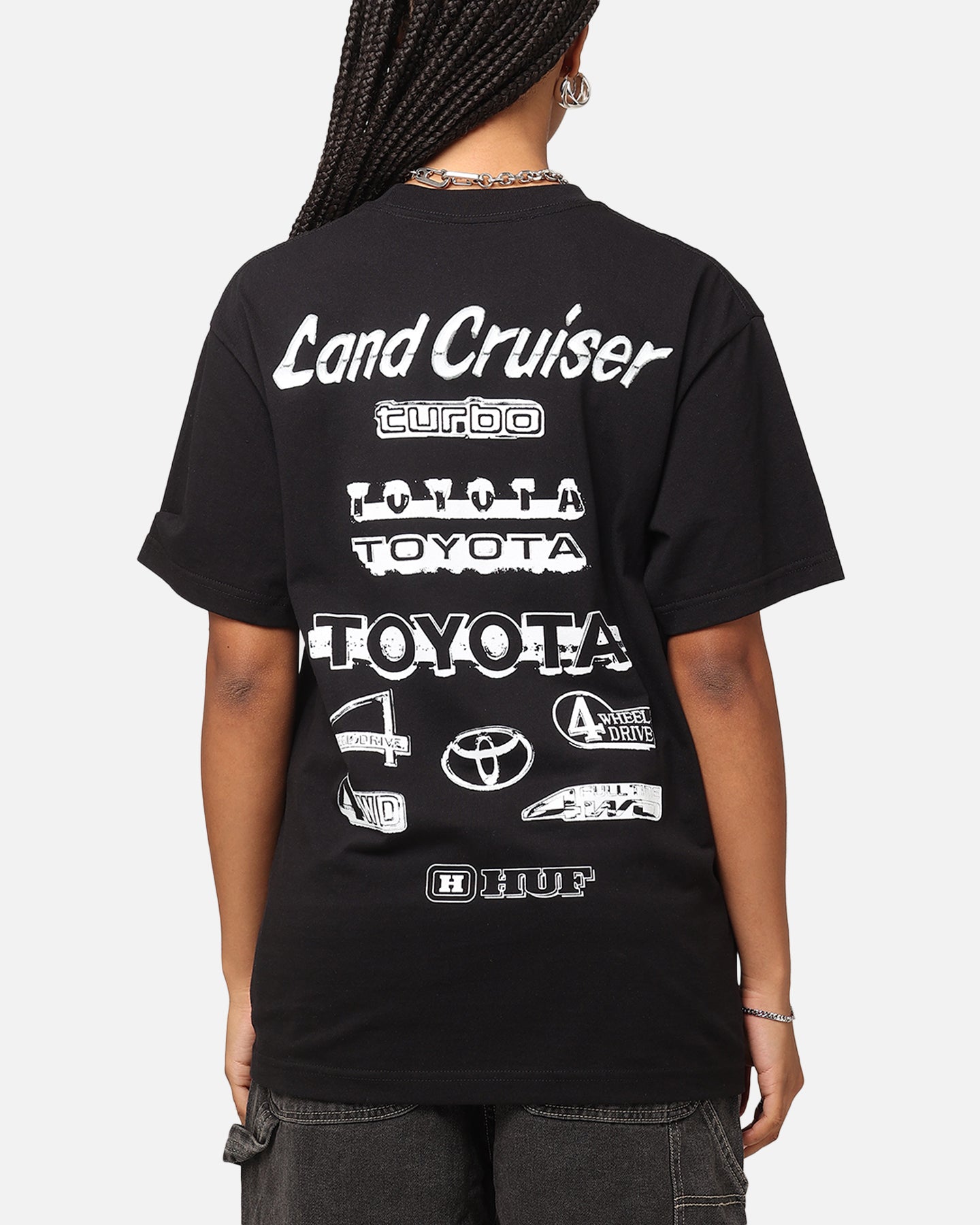 Huf X Toyota Rosetta T-Shirt Black Style001