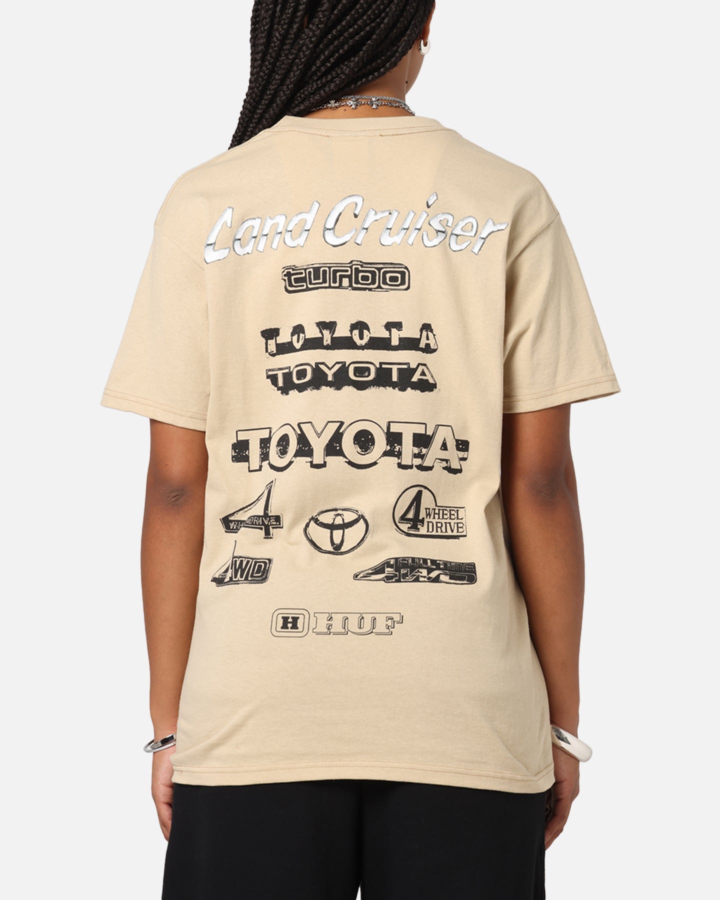 Huf X Toyota Rosetta T-Shirt Sand Style001