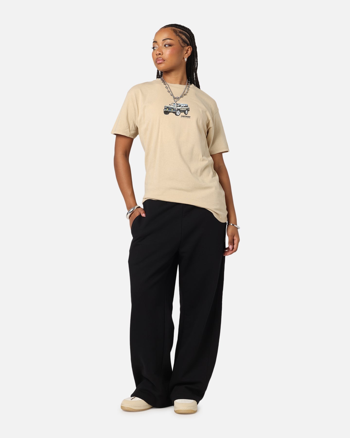Huf X Toyota Rosetta T-Shirt Sand Style001
