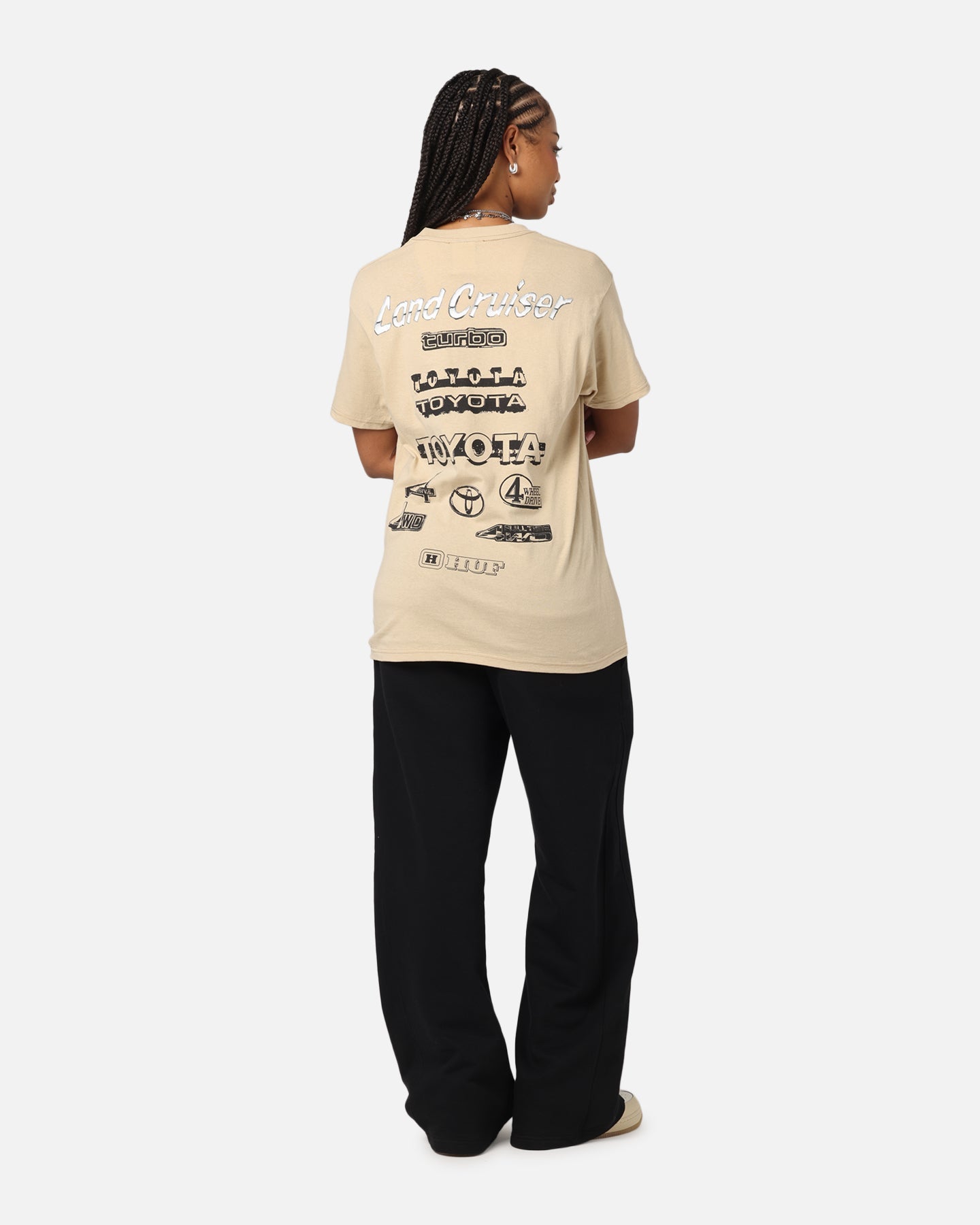 Huf X Toyota Rosetta T-Shirt Sand Style001