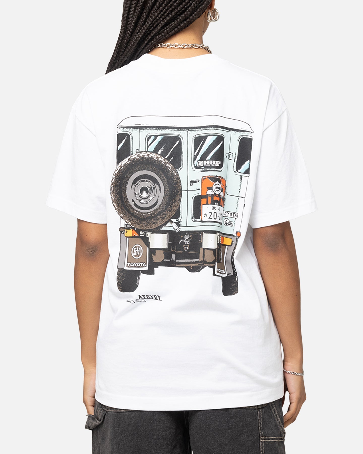 Huf X Toyota Sixties T-Shirt White Style001