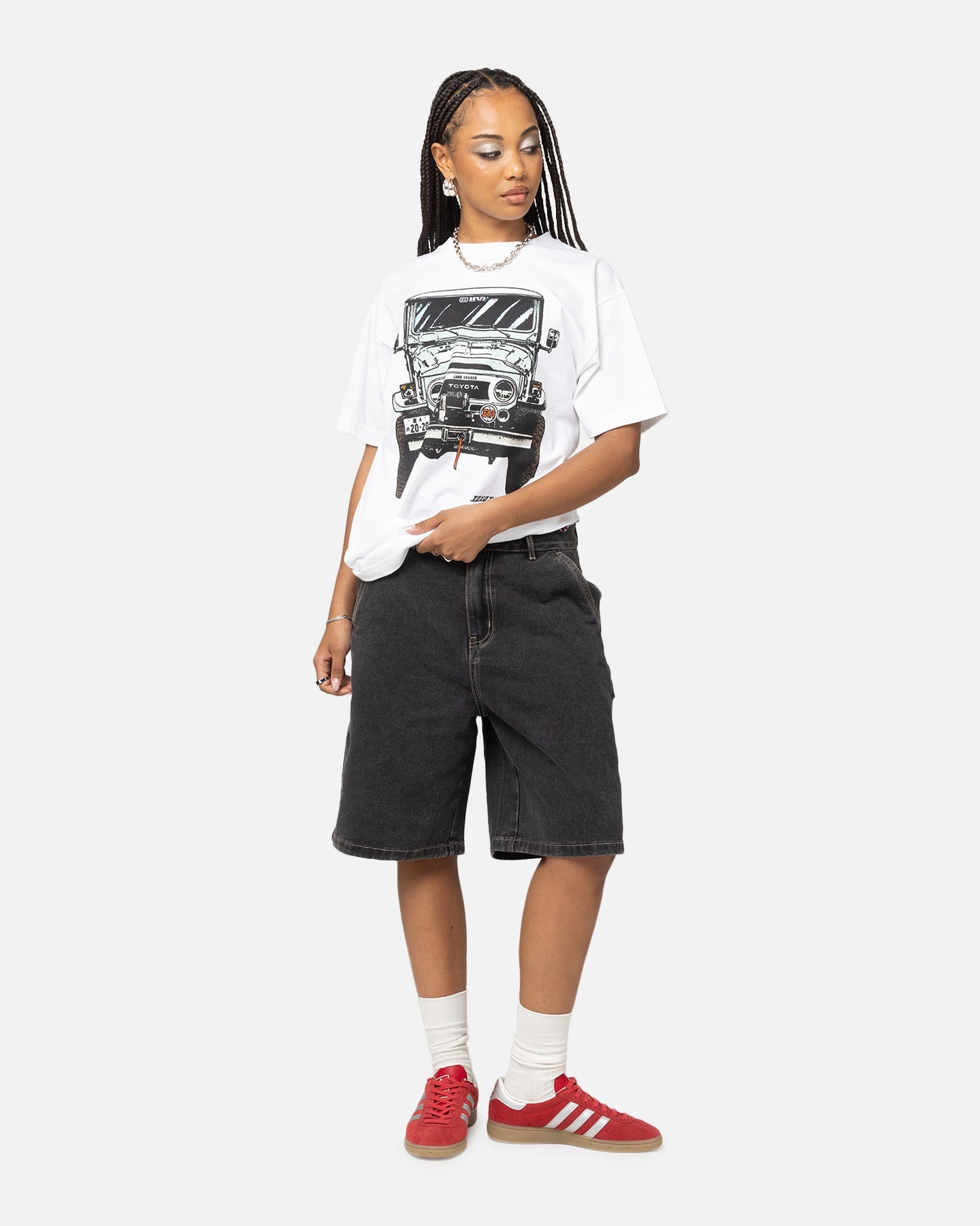 Huf X Toyota Sixties T-Shirt White Style001