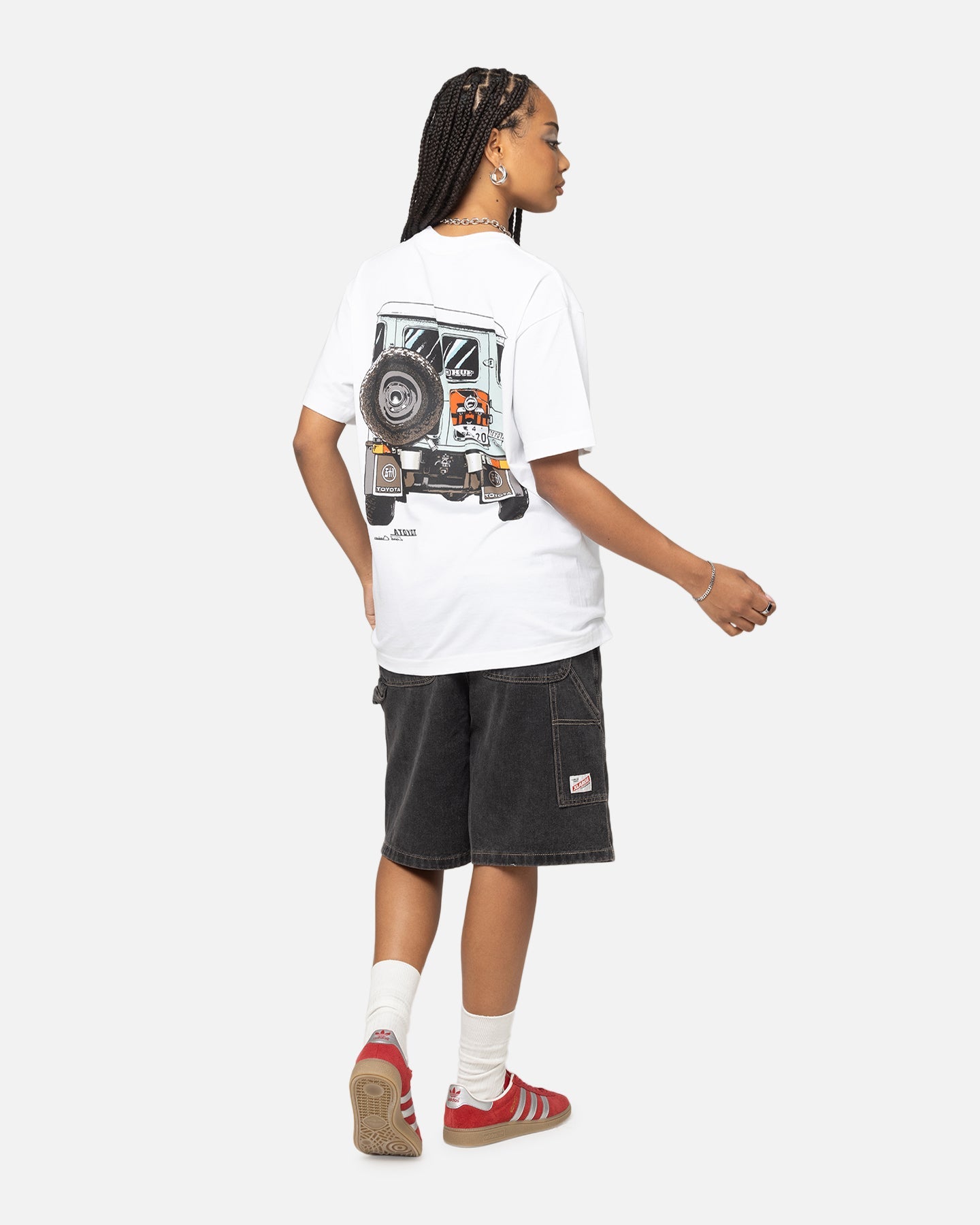 Huf X Toyota Sixties T-Shirt White Style001