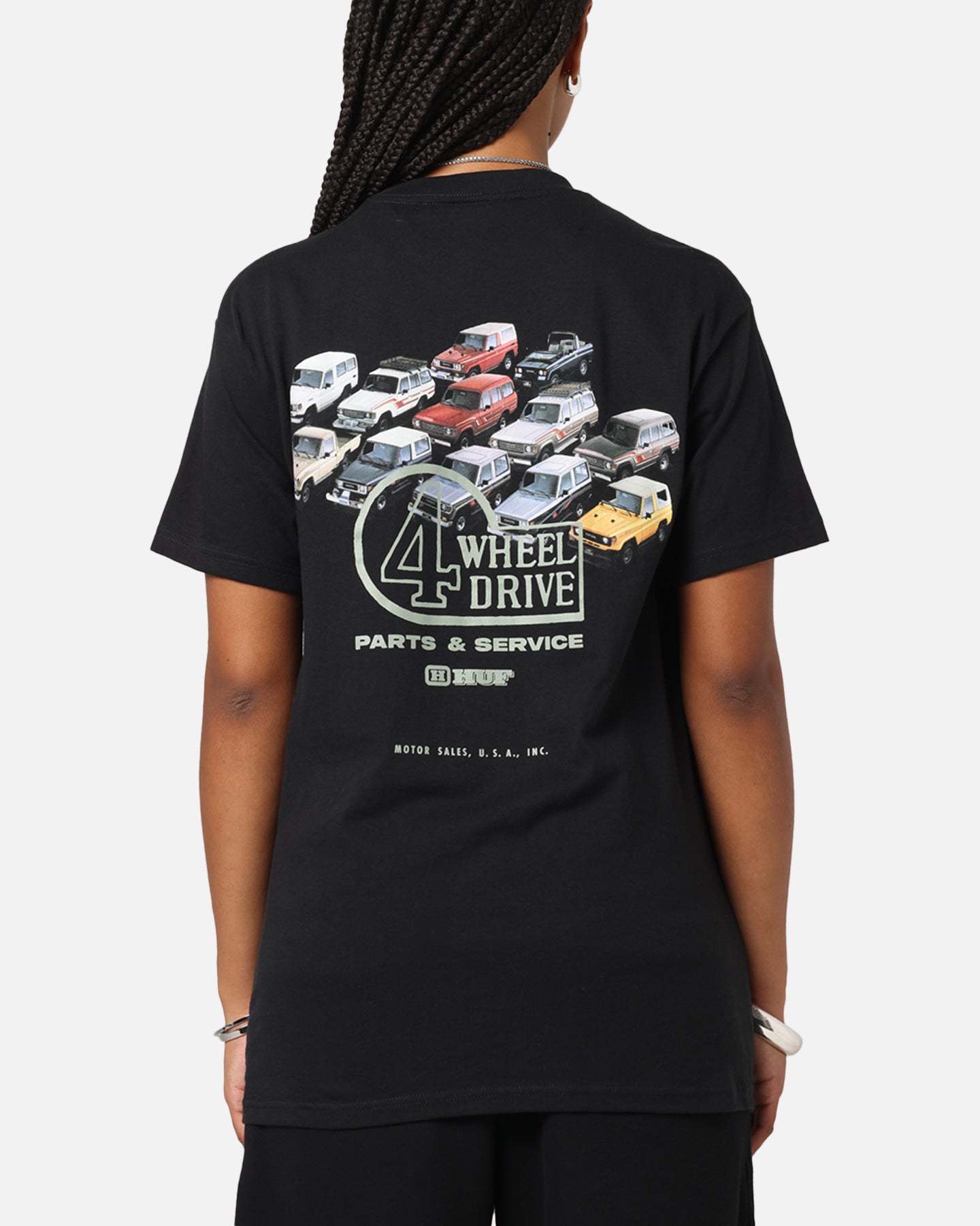 Huf X Toyota Timeline T-Shirt Black/White Style001