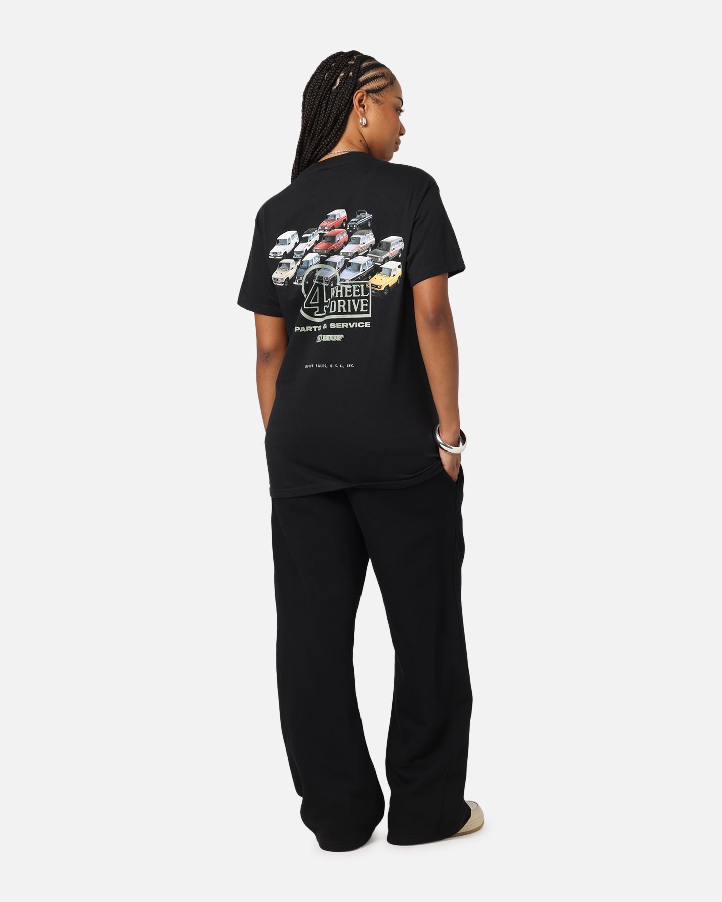 Huf X Toyota Timeline T-Shirt Black/White Style001