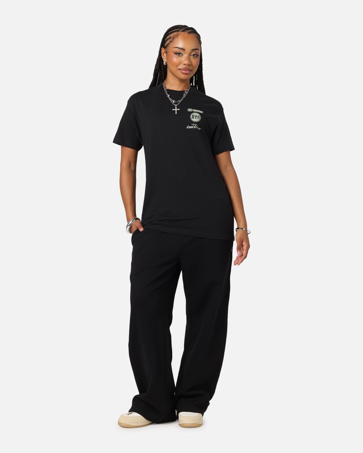 Huf X Toyota Timeline T-Shirt Black/White Style001