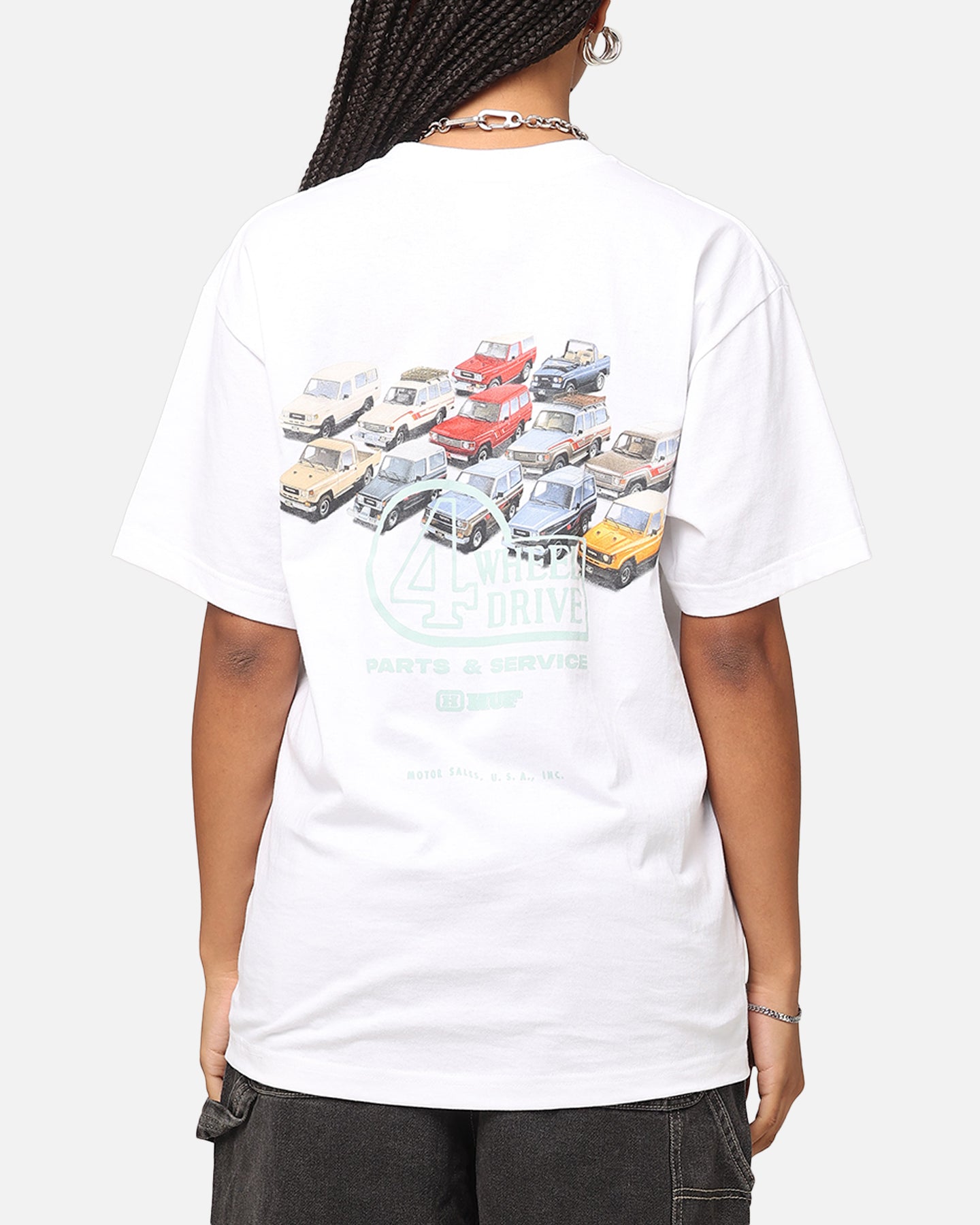 Huf X Toyota Timeline T-Shirt White Style001