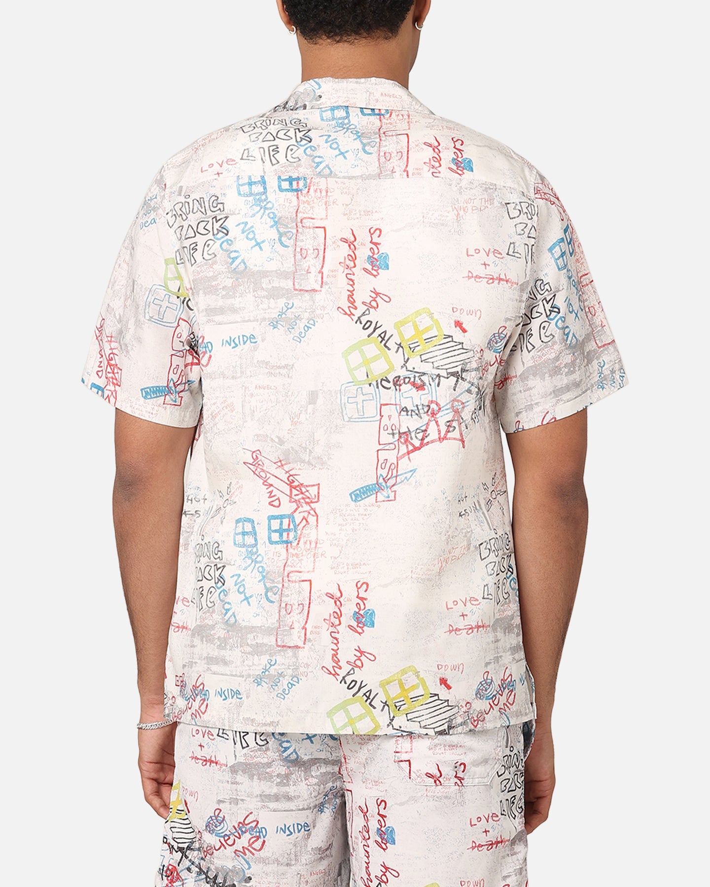 Ksubi Skrawler Resort Button Up Shirt White