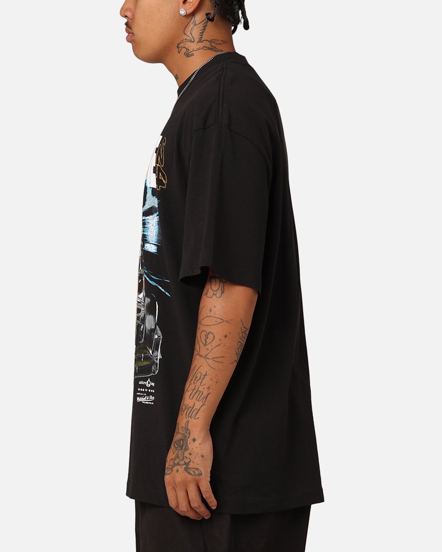 Mitchell & Ness X McLaren Lando Norris #4 Track T-Shirt Faded Black