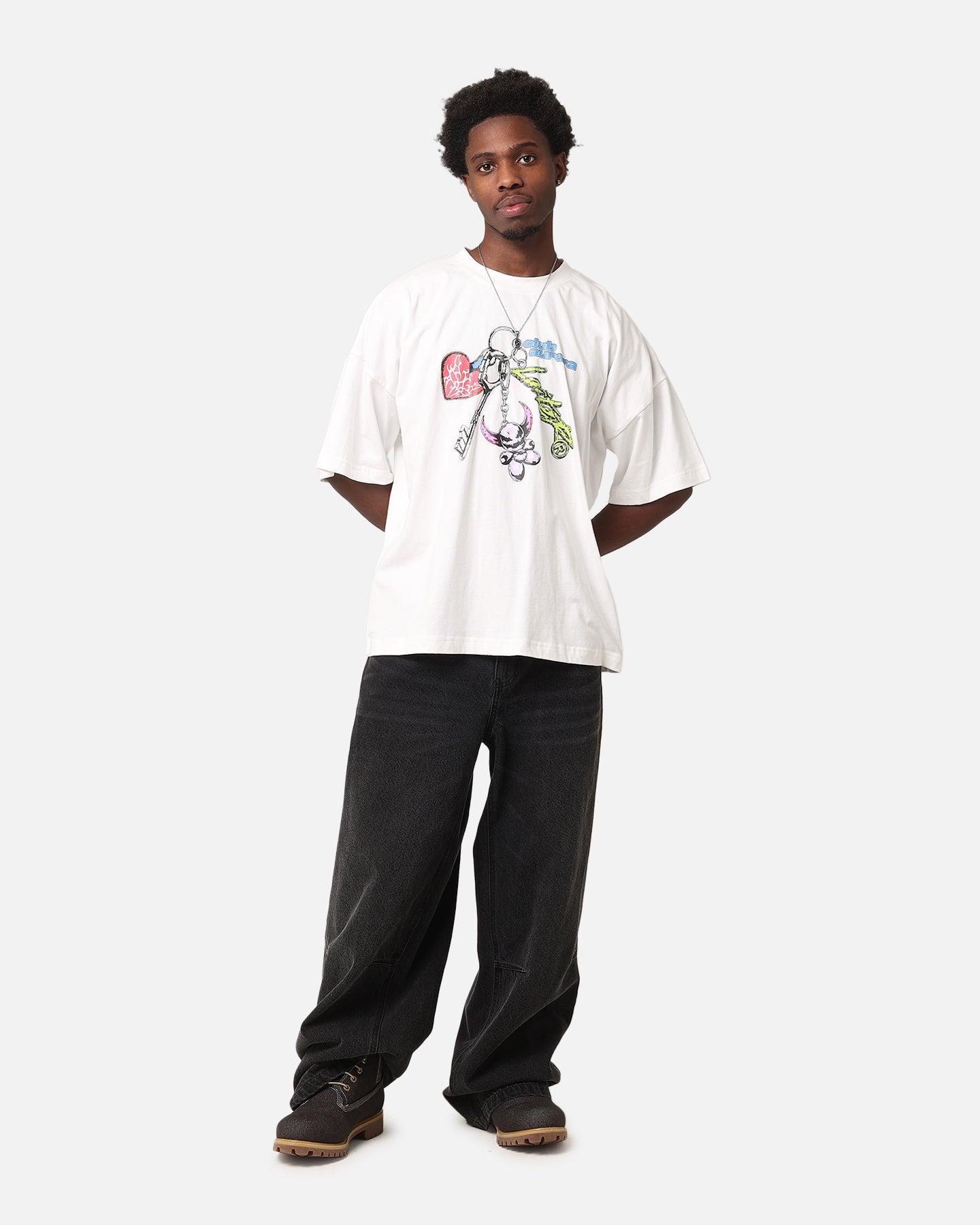 Loiter Key Bump T-Shirt Off White