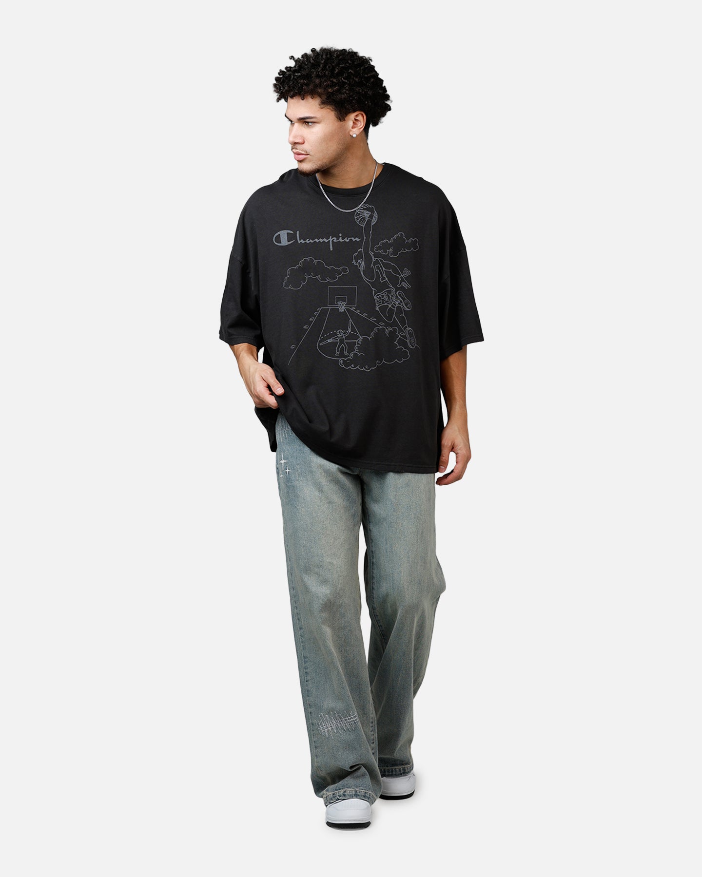 Champion Basketball T-Shirt Black
