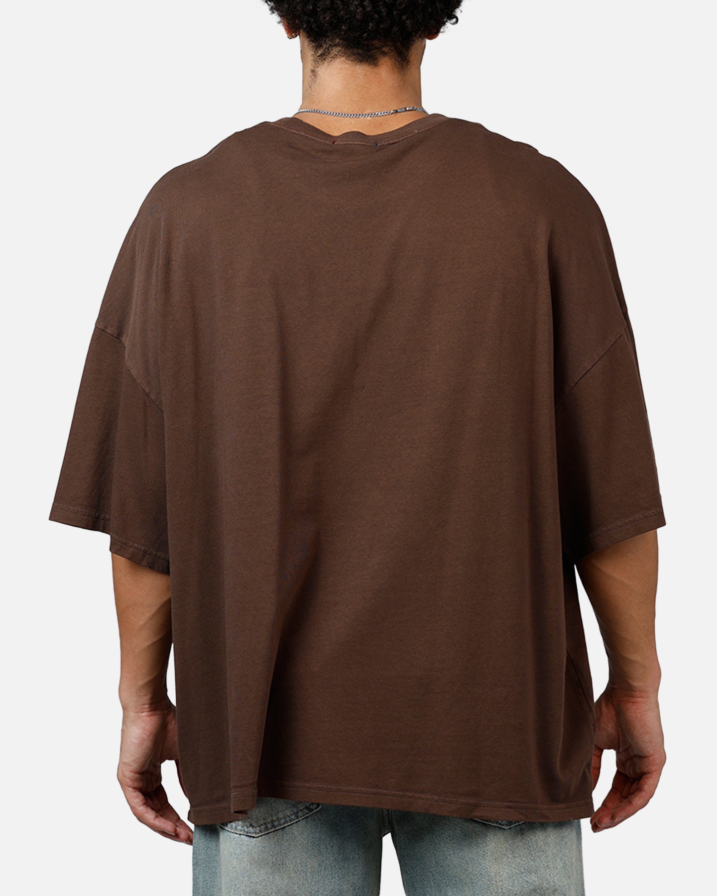 Champion Mega Jocktag Scrip T-Shirt Chocolate