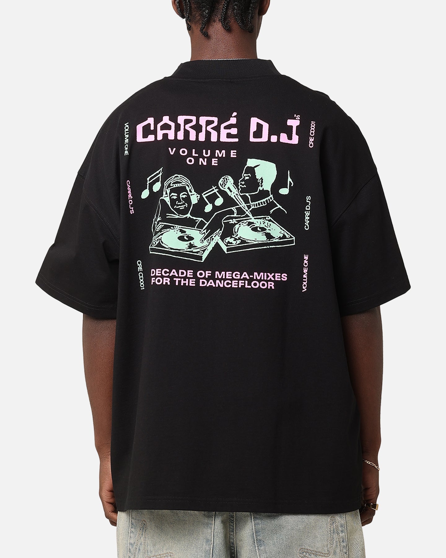 Carre Carr√© DJ's T-Shirt Black