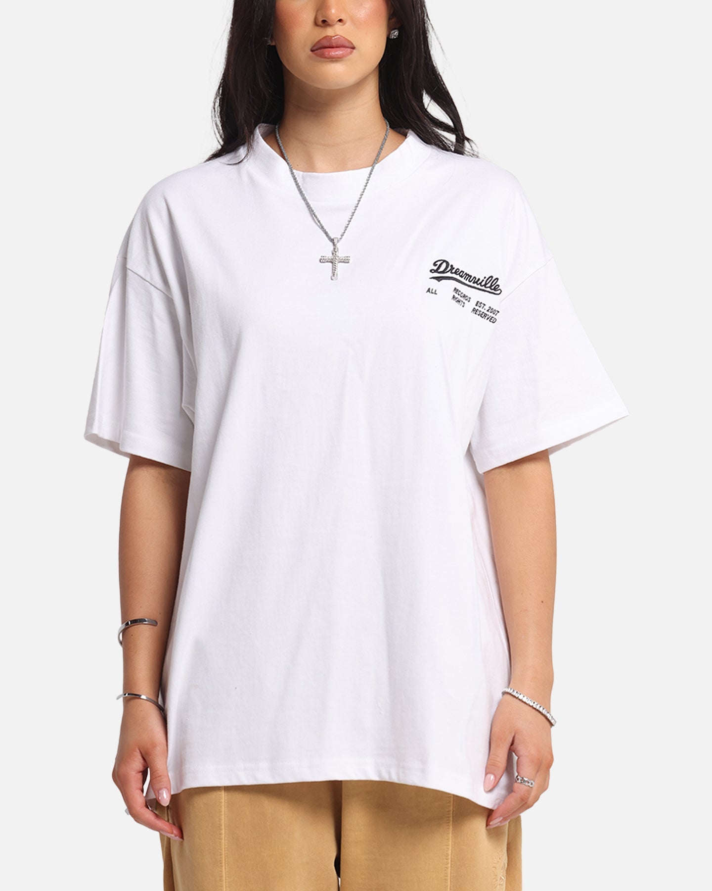 Dreamville Records T-Shirt White Style001