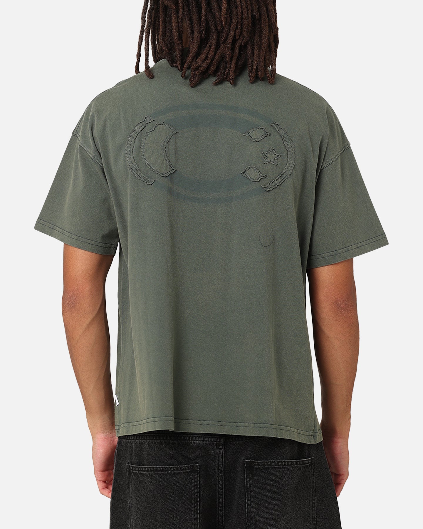 Carre Con-Star Oversized T-Shirt Rinsed Moss Green