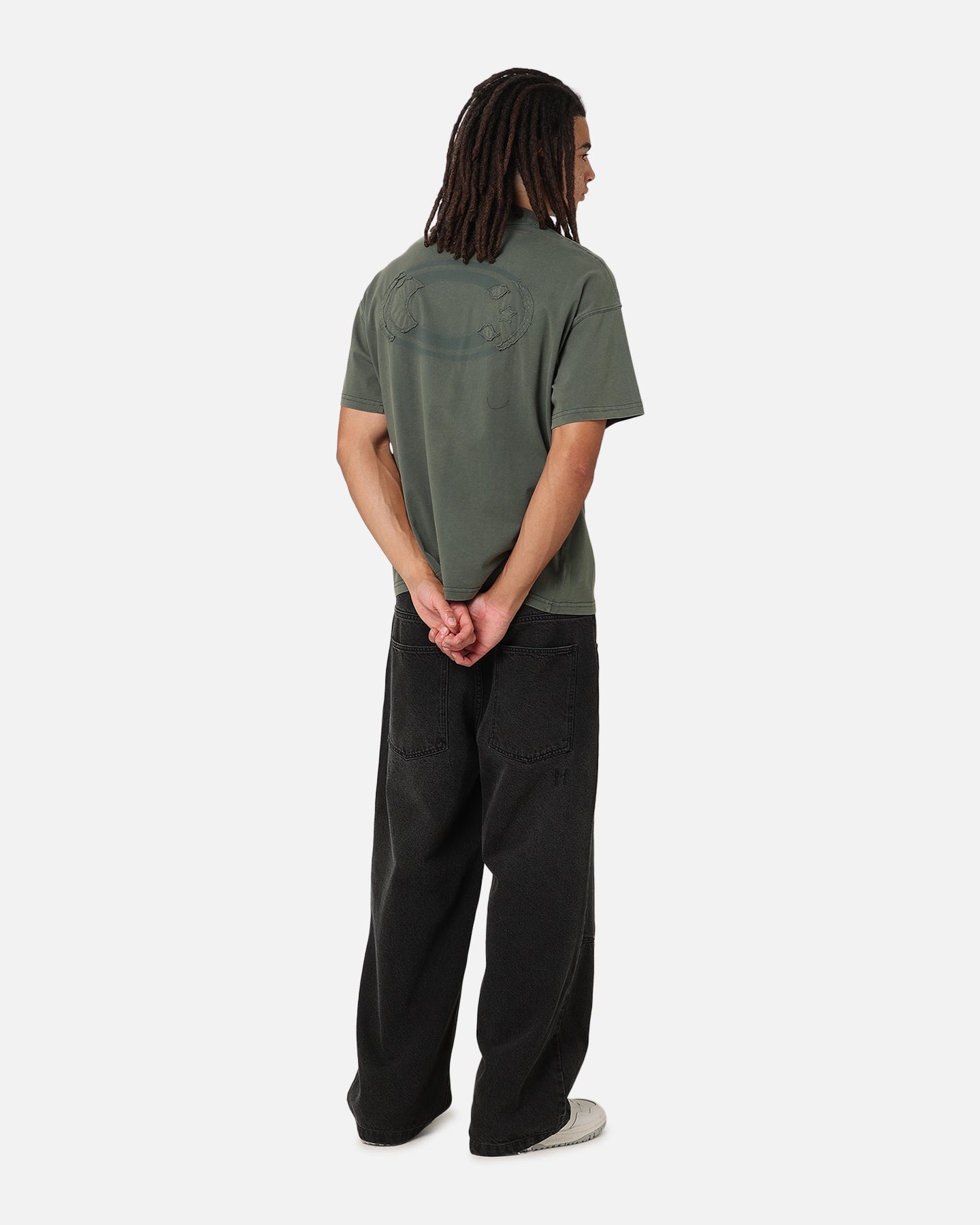 Carre Con-Star Oversized T-Shirt Rinsed Moss Green