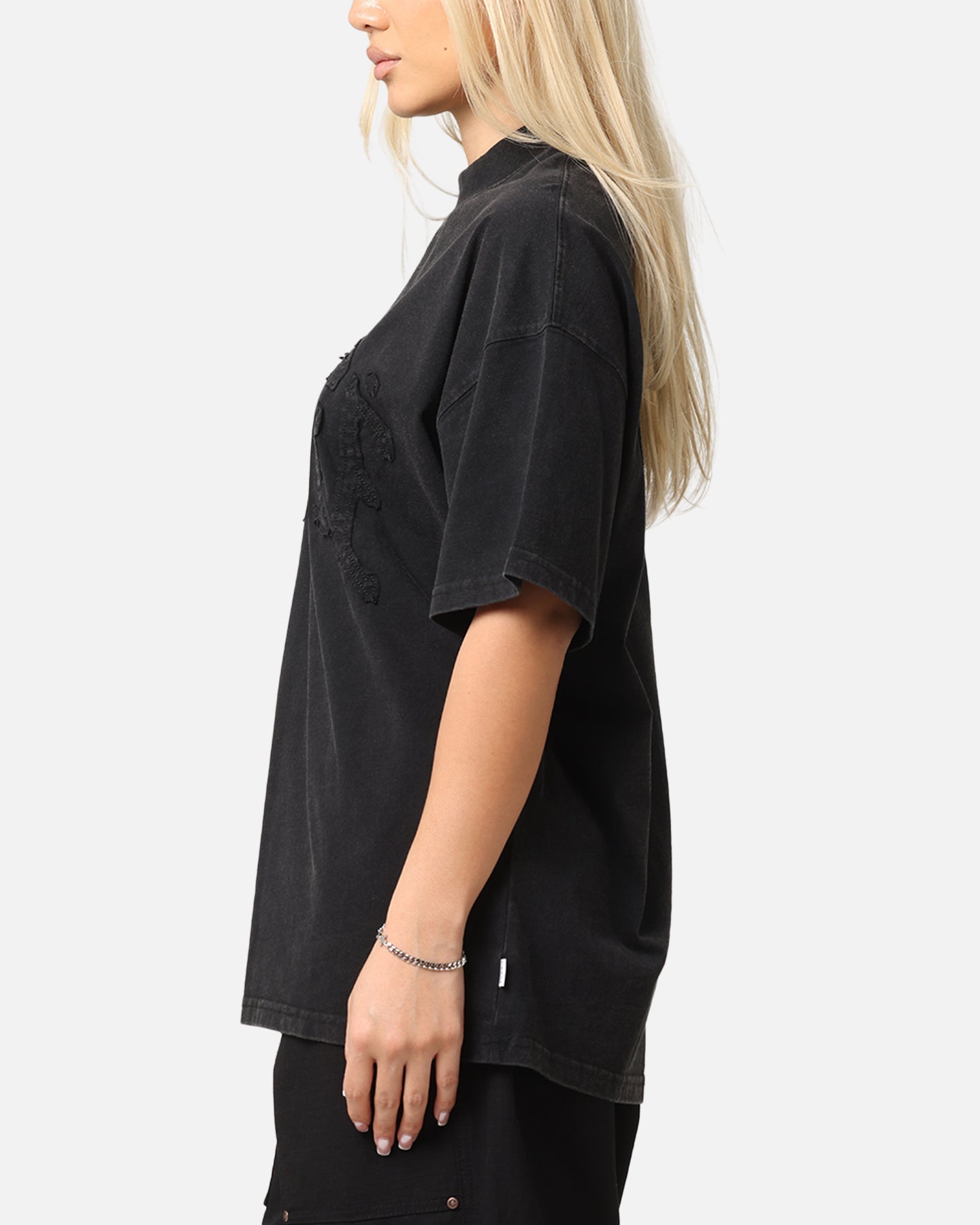 Carre Con-Star Oversized T-Shirt Washed Black Style001