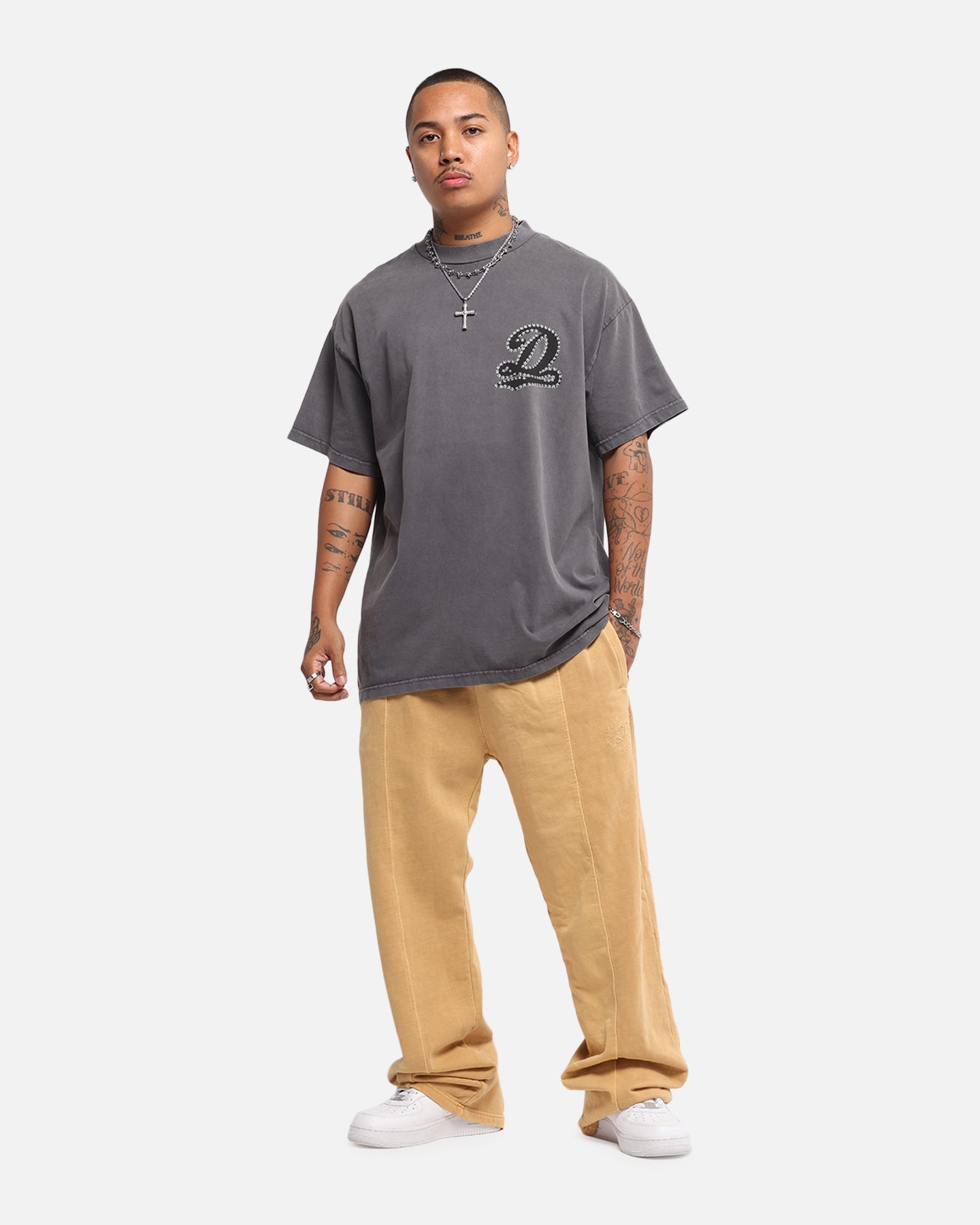 Dreamville Stars T-Shirt Vintage Grey