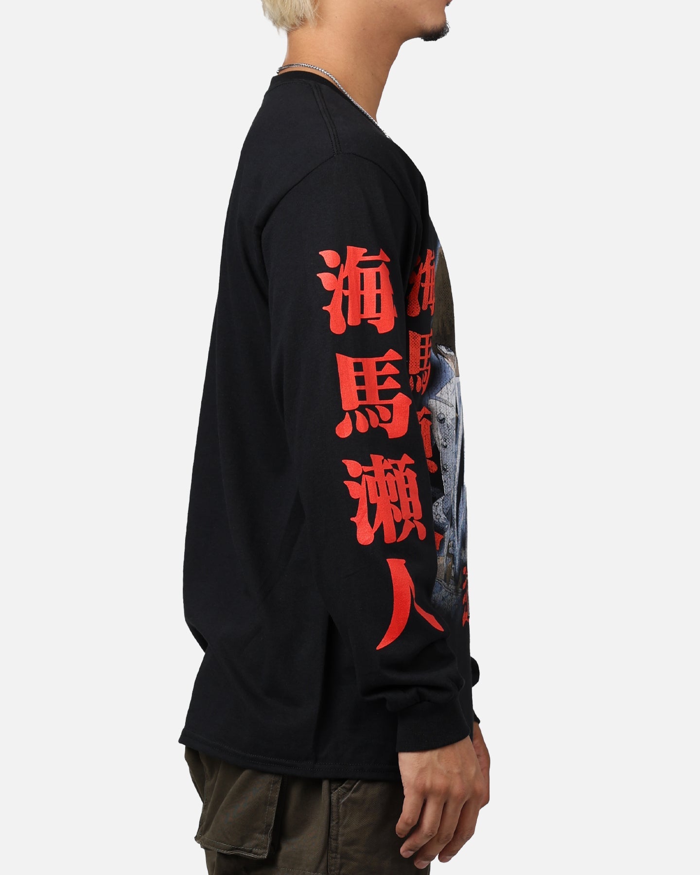 Goat Crew X Yu-Gi-Oh! Seto Kaiba Long Sleeve T-Shirt Black