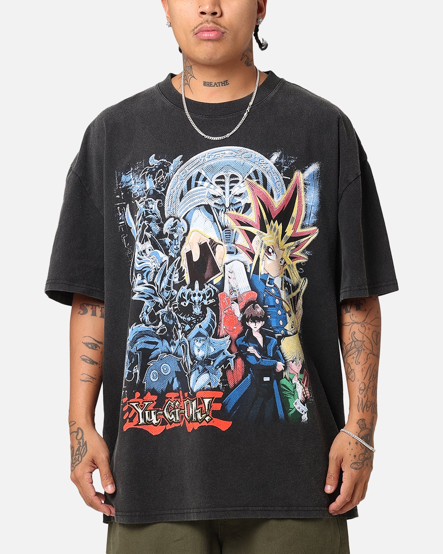 Goat Crew X Yu-Gi-Oh! Yami Yugi Heavy T-Shirt Vintage Black