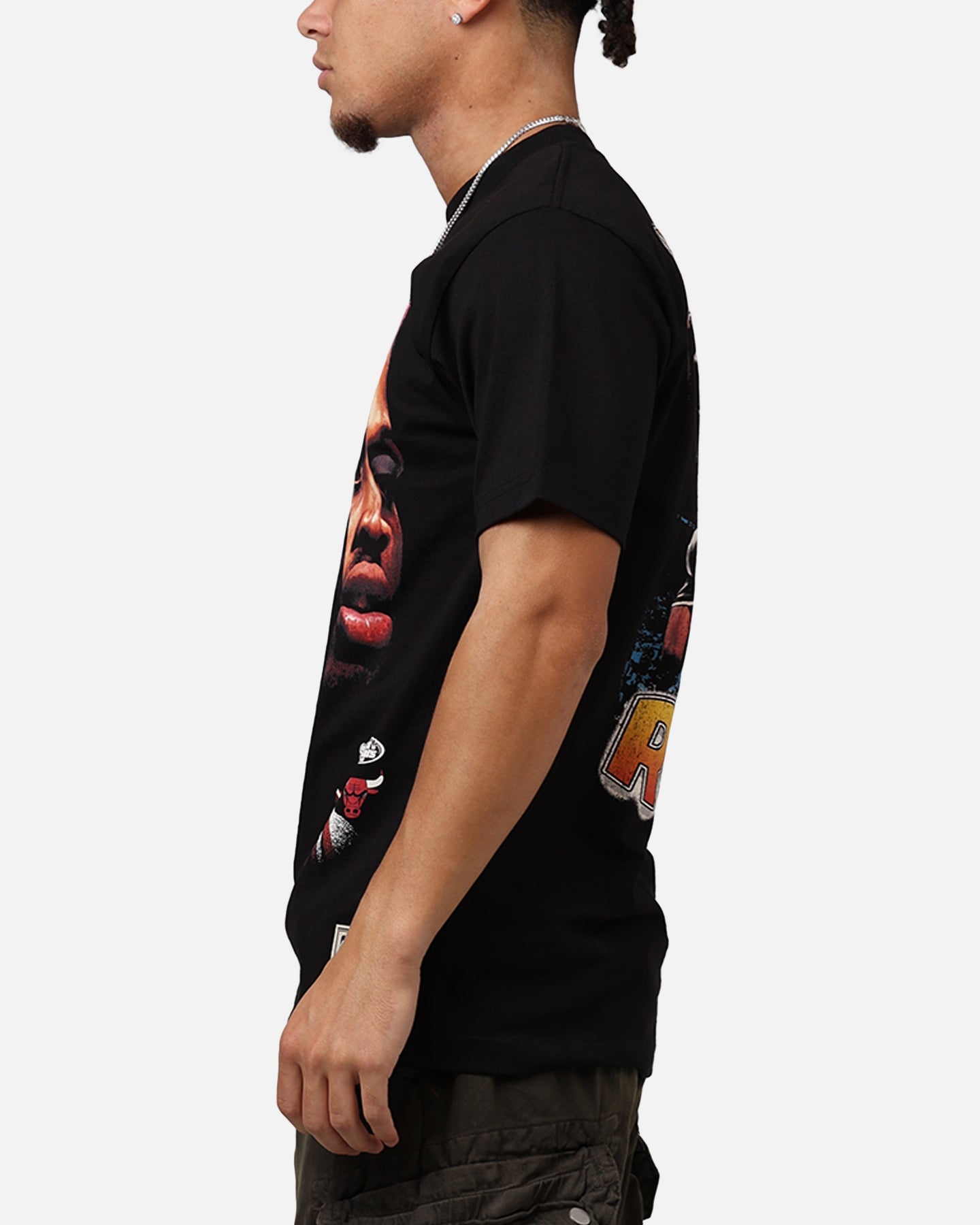 Mitchell & Ness Chicago Bulls Dennis Rodman Big Head T-Shirt Black