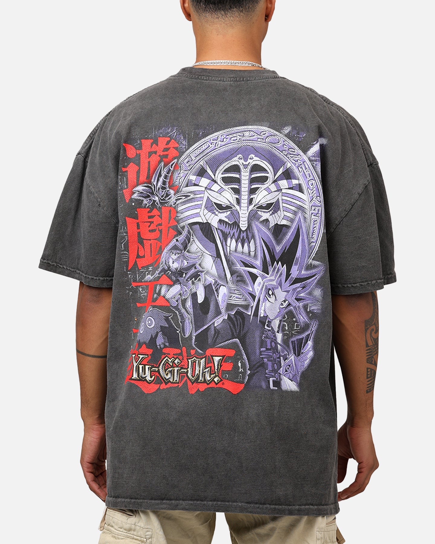 Goat Crew X Yu-Gi-Oh! Yami Yugi Heavyweight T-Shirt Black Wash